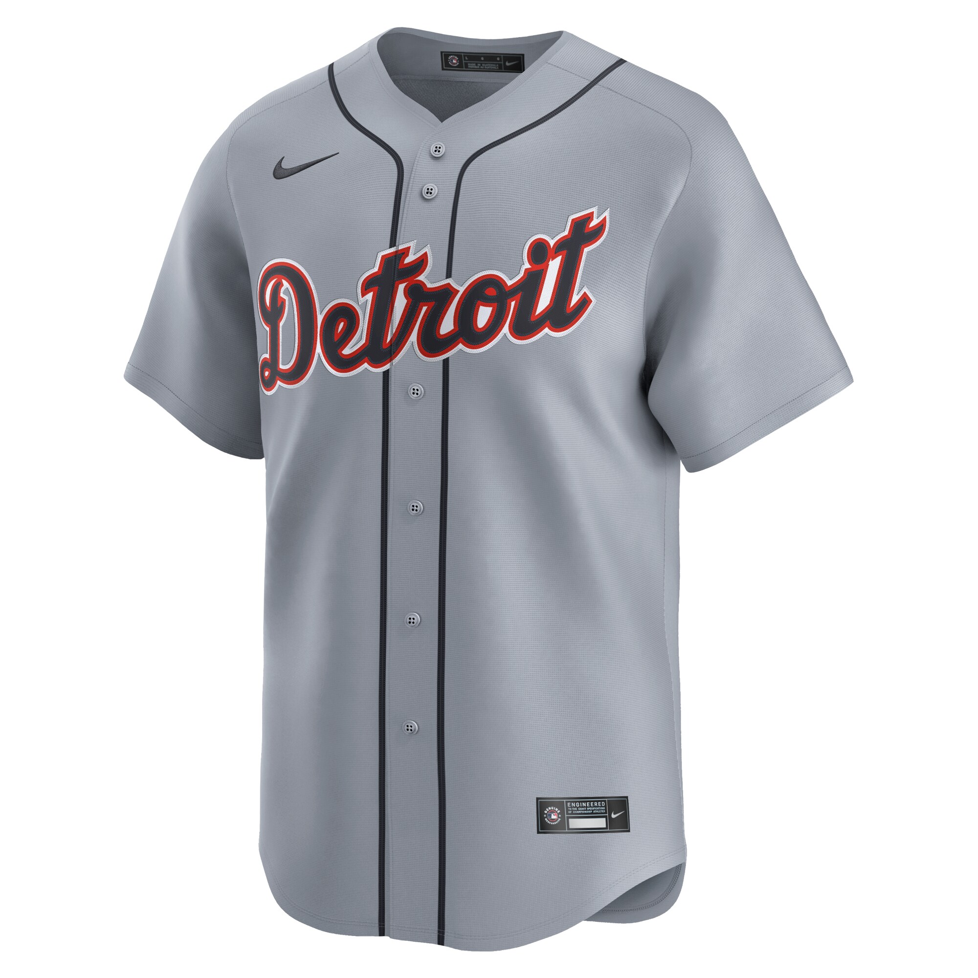 Detroit Tigers  Road Limited Jersey Gray
