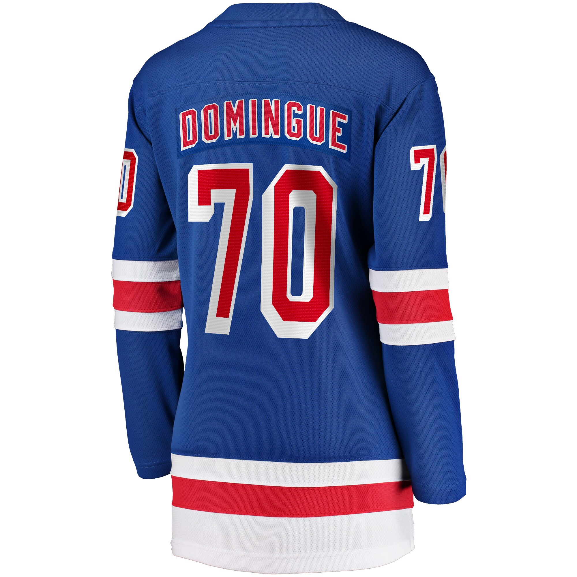 Louis Domingue New York Rangers Fanatics Women's Home Breakaway Player Jersey - Blue