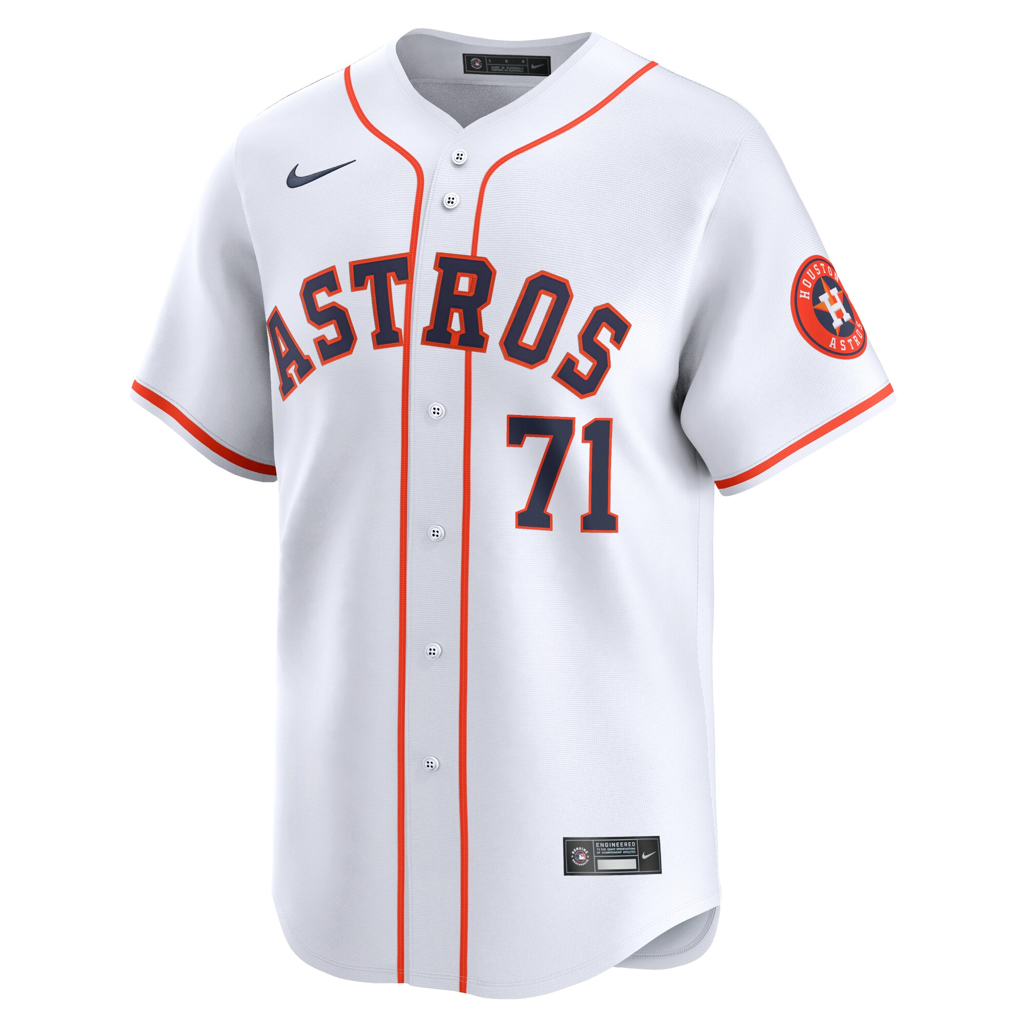 Josh Hader Houston Astros  Home Limited Player Jersey - White