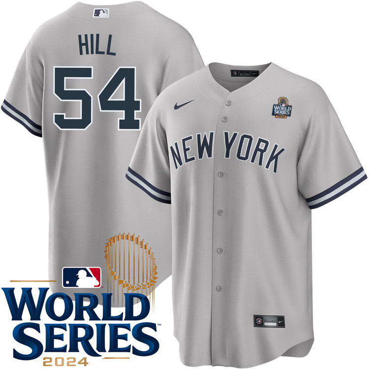 Tim Hill New York Yankees Road World Series Jersey