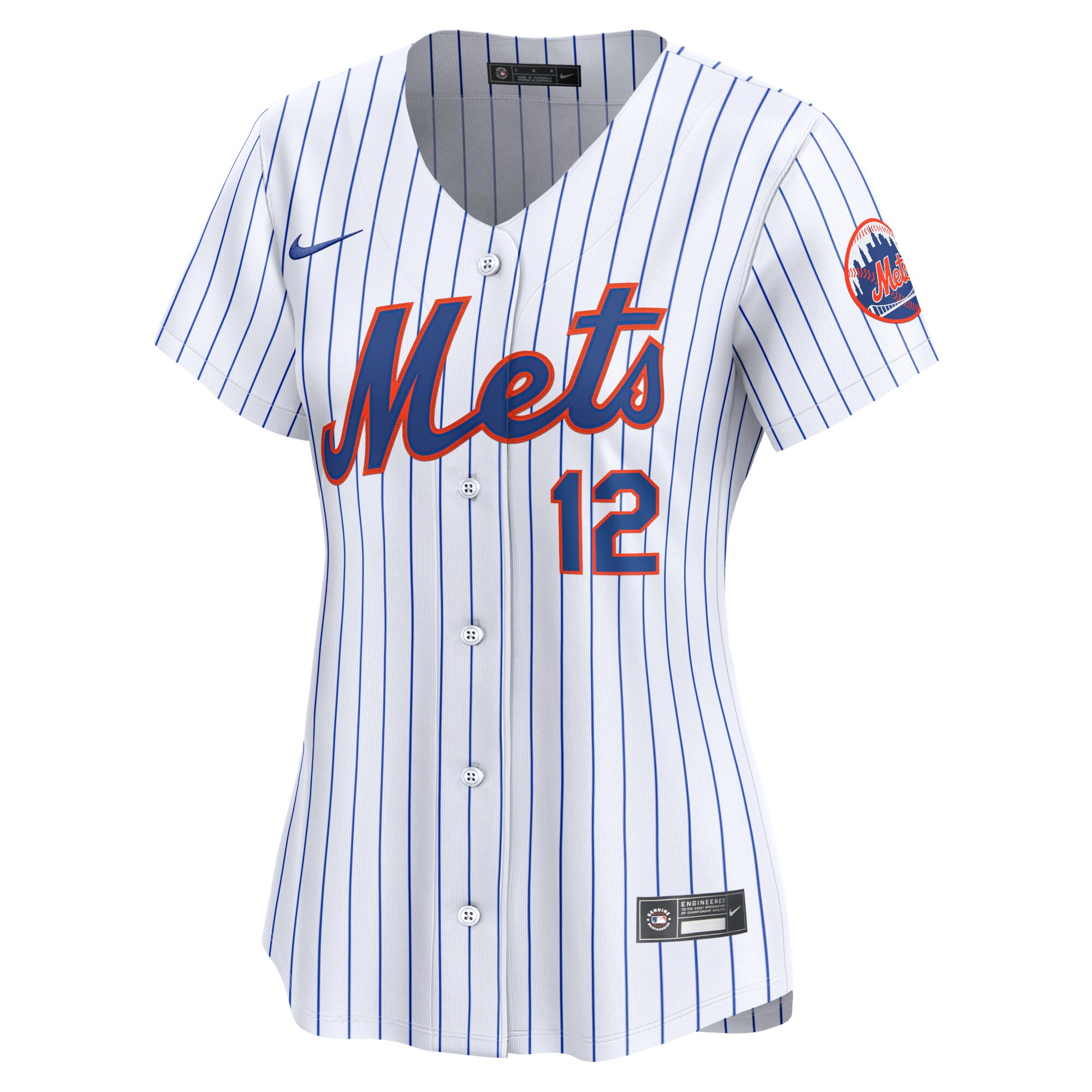 Francisco Lindor New York Mets Women's Home Limited Player Jersey - White