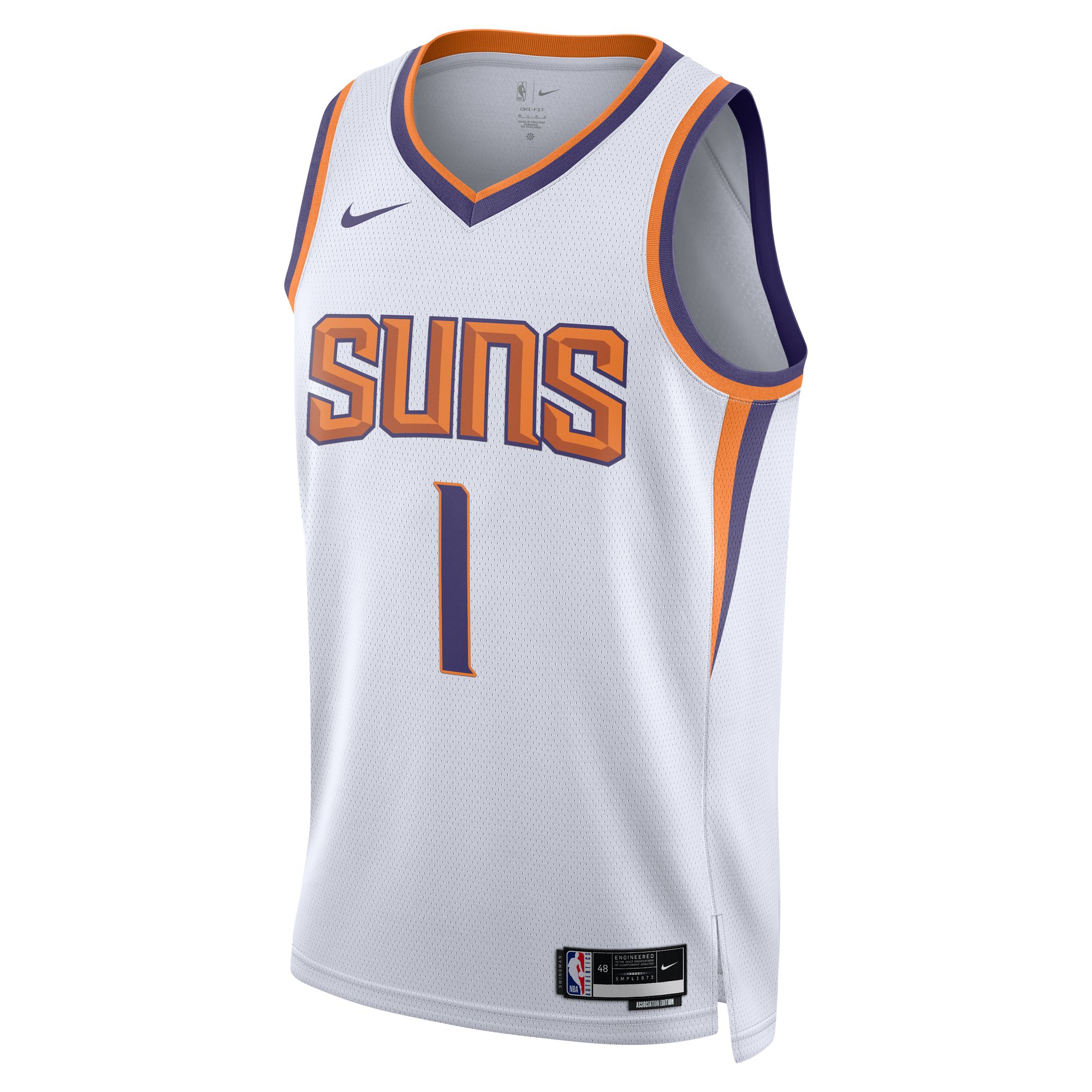 Devin Booker Phoenix Suns Unisex Swingman Jersey - Association Edition - White