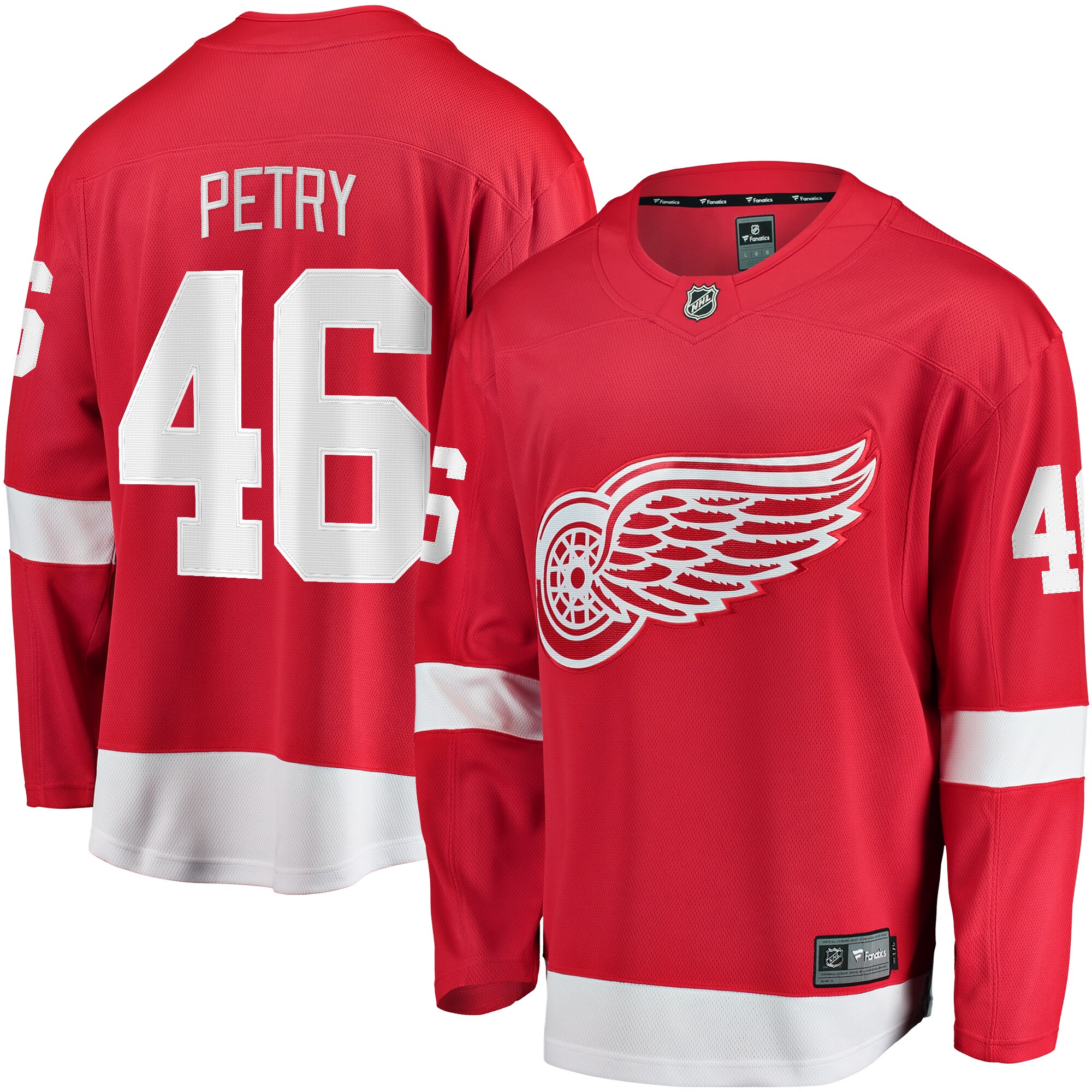 Jeff Petry Detroit Red Wings Fanatics Home Breakaway Jersey - Red