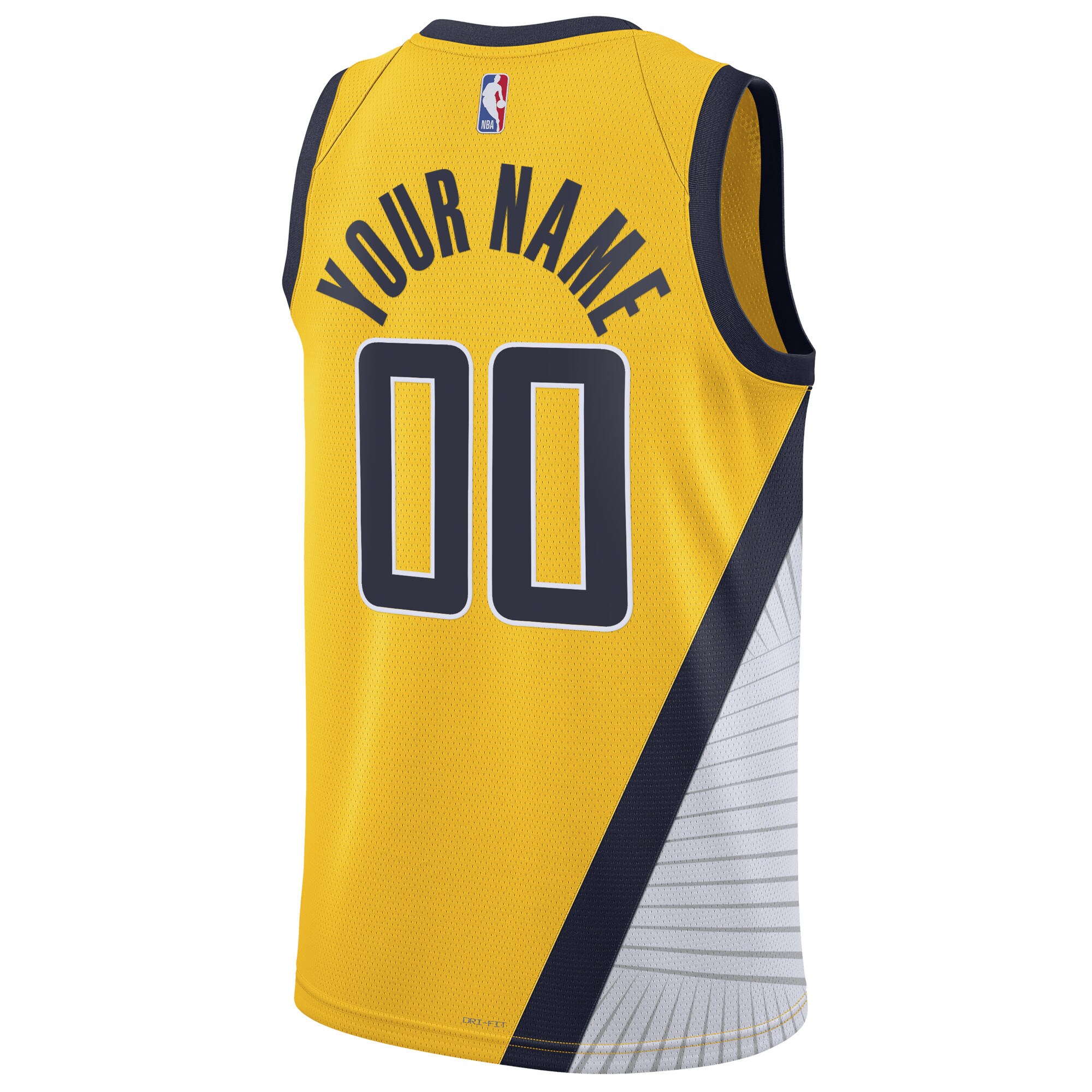 Indiana Pacers Jordan Brand Unisex 2022\/23 Swingman Custom Jersey - Statement Edition - Yellow