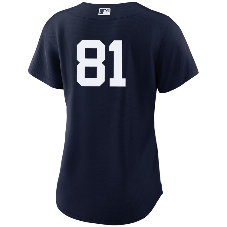 Luis Gil New York Yankees Women's Alternate Navy Player World Series Jersey