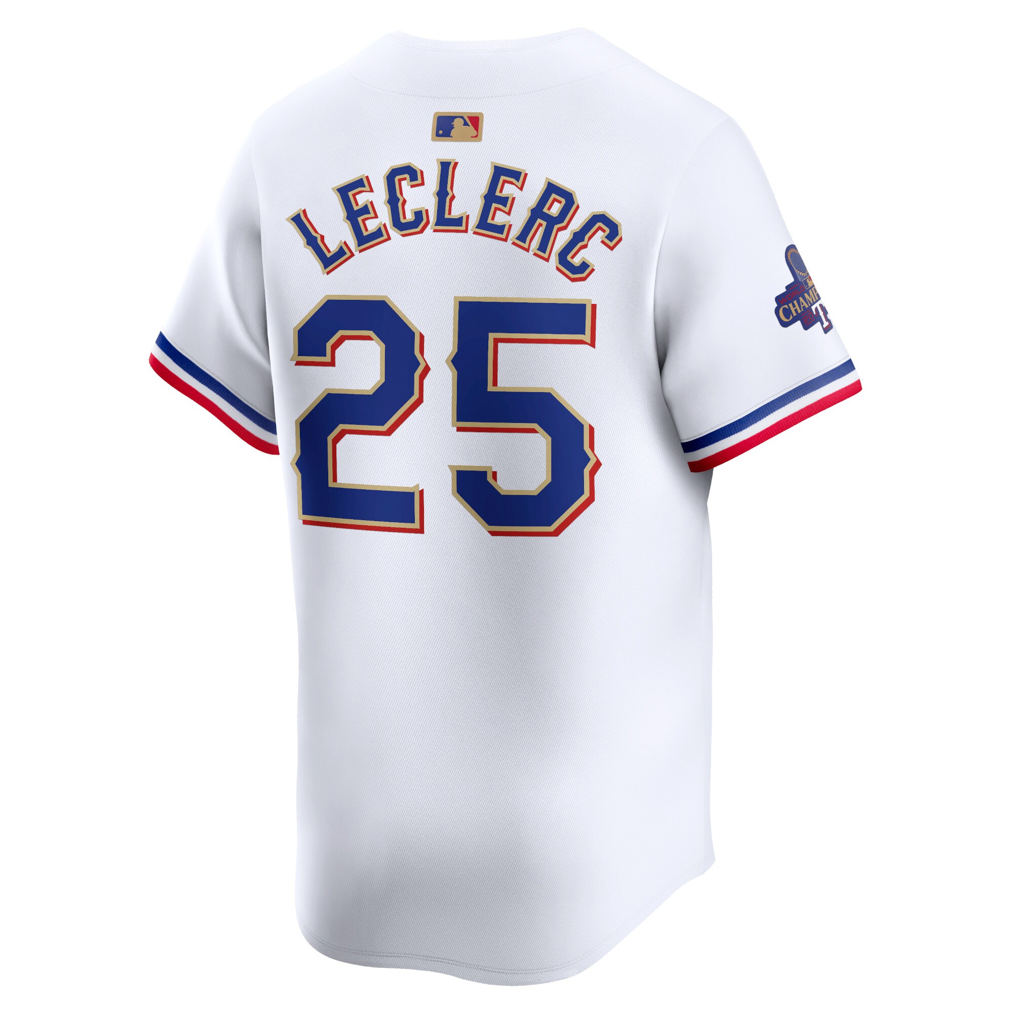 Jose Leclerc Texas Rangers  2024 Gold Collection Limited Player Jersey White