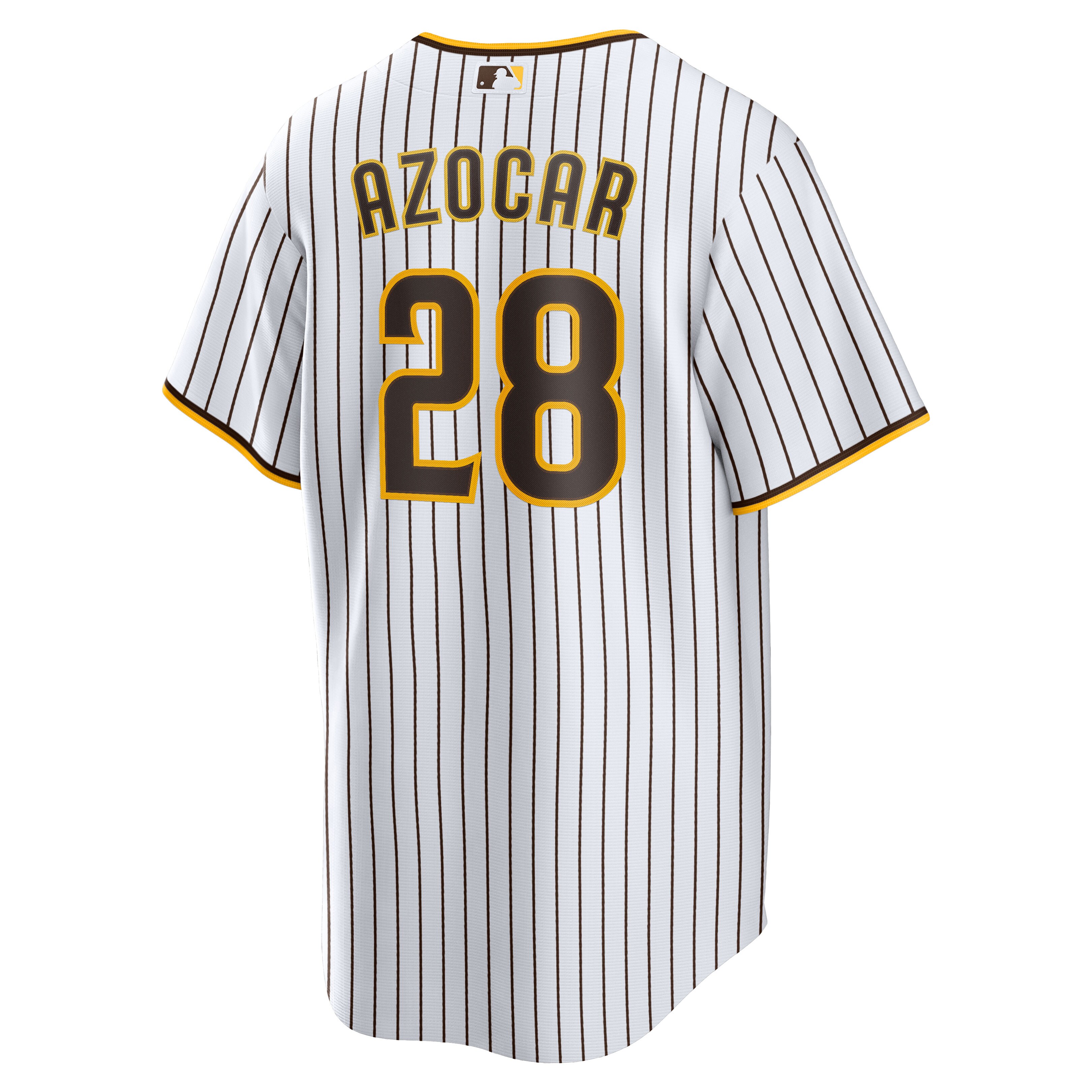 Jos\u00c3\u00a9 Azocar San Diego Padres  Home  Replica Player Jersey - White