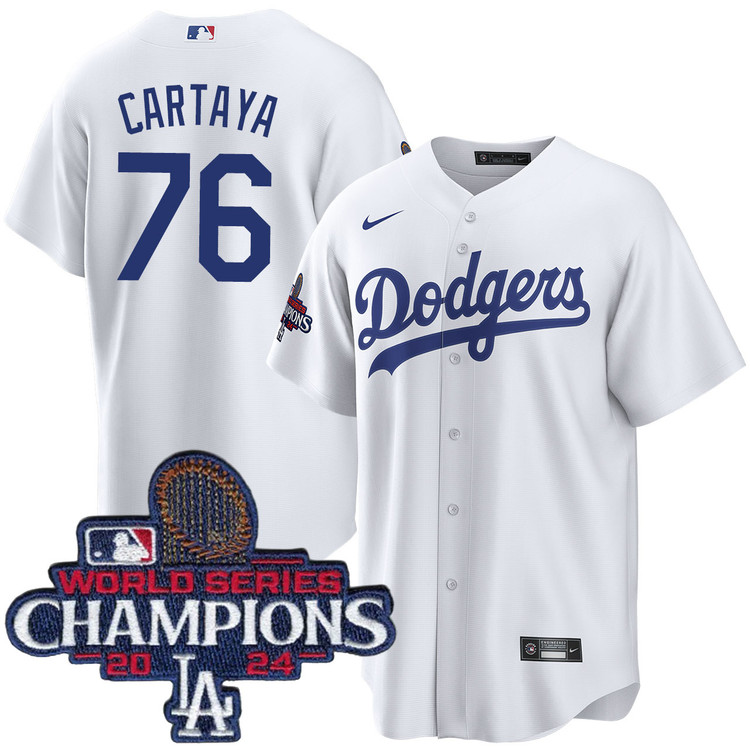 Diego Cartaya Los Angeles Dodgers Home World Series Champions Jersey