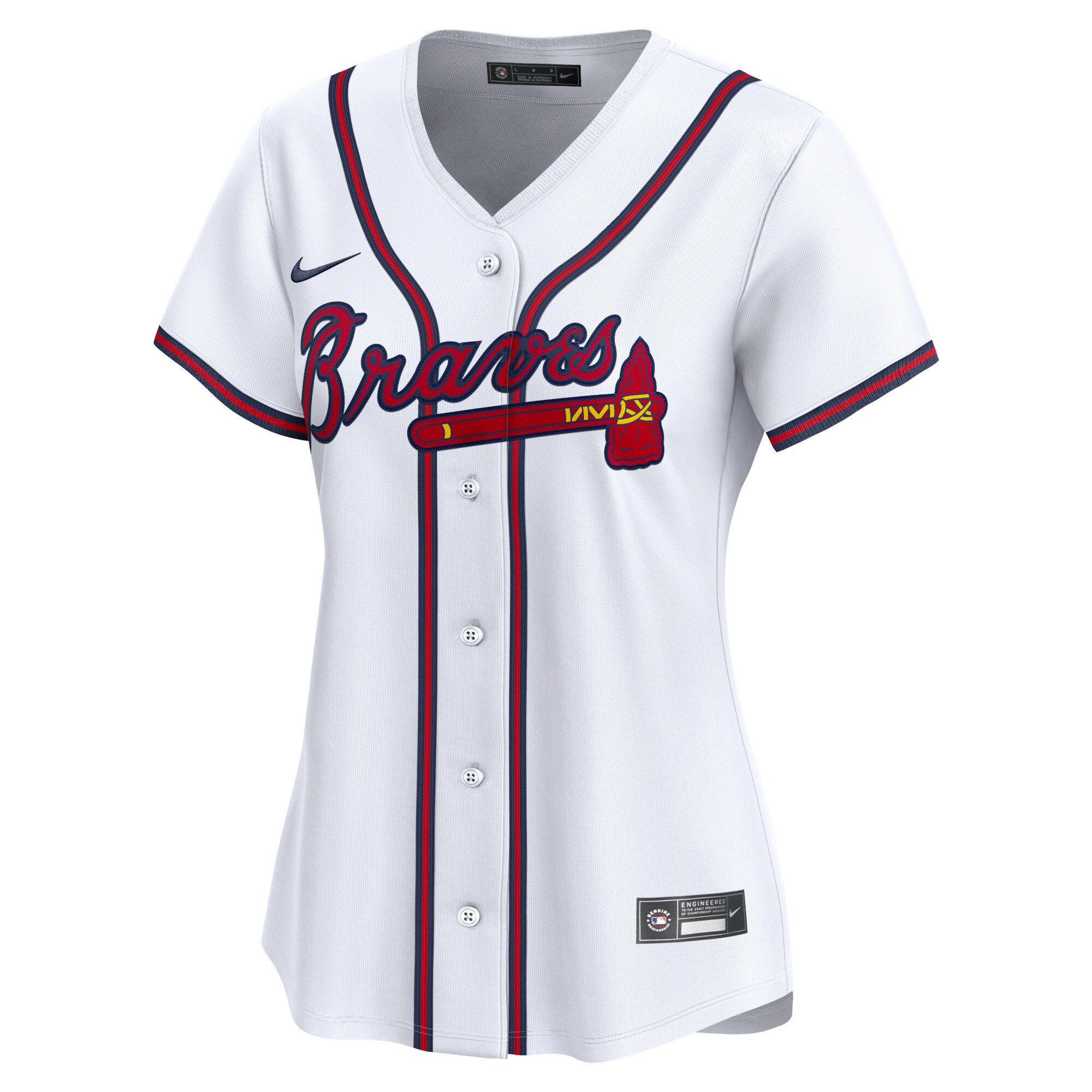 Ronald Acuna Atlanta Braves Women's Home Limited Player Jersey - White
