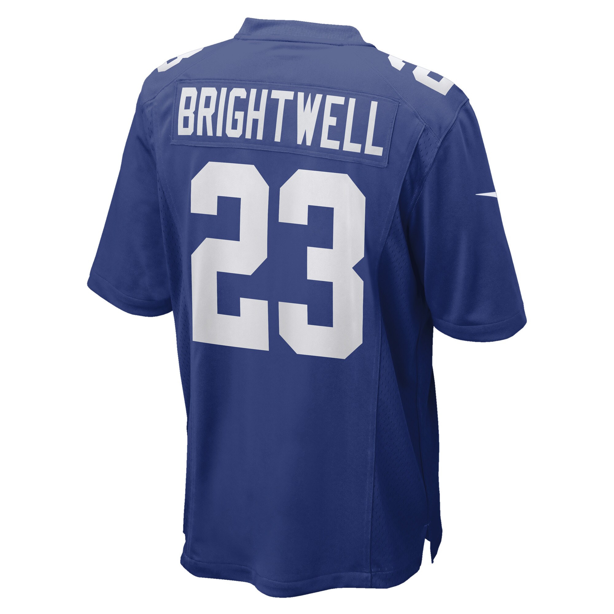 Gary Brightwell New York Giants  Team Game Player Jersey - Royal