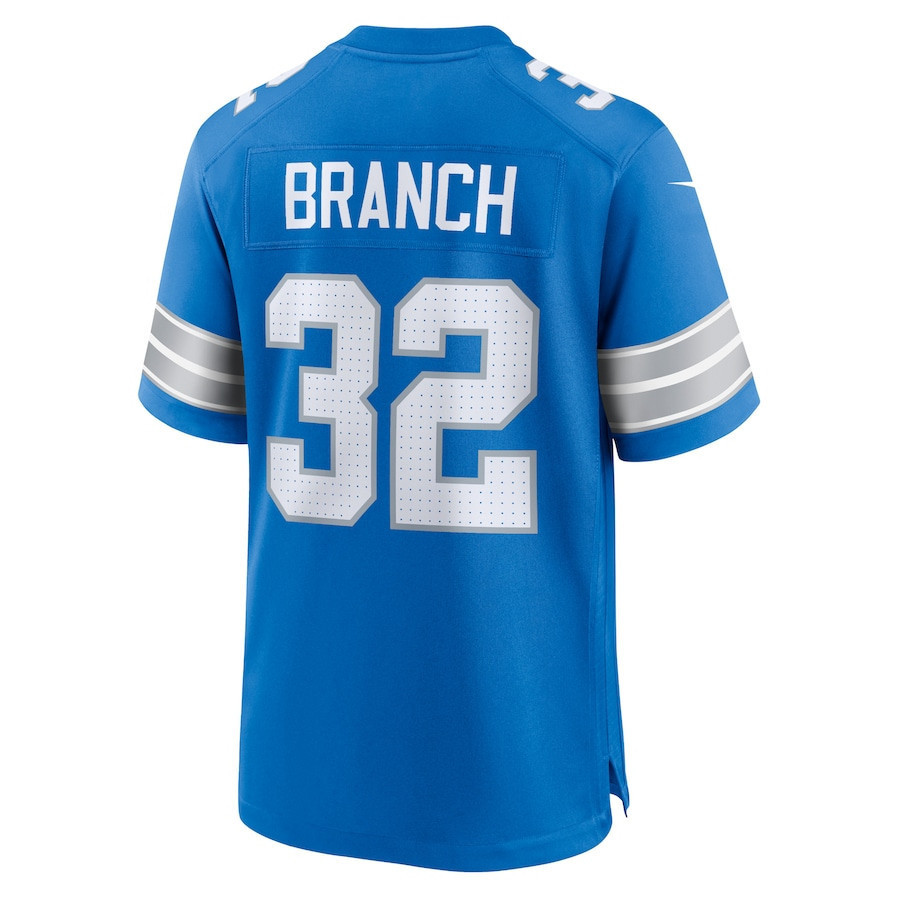 Brian Branch #32 Detroit Lions Super Bowl LIX Jersey - Men's - Blue