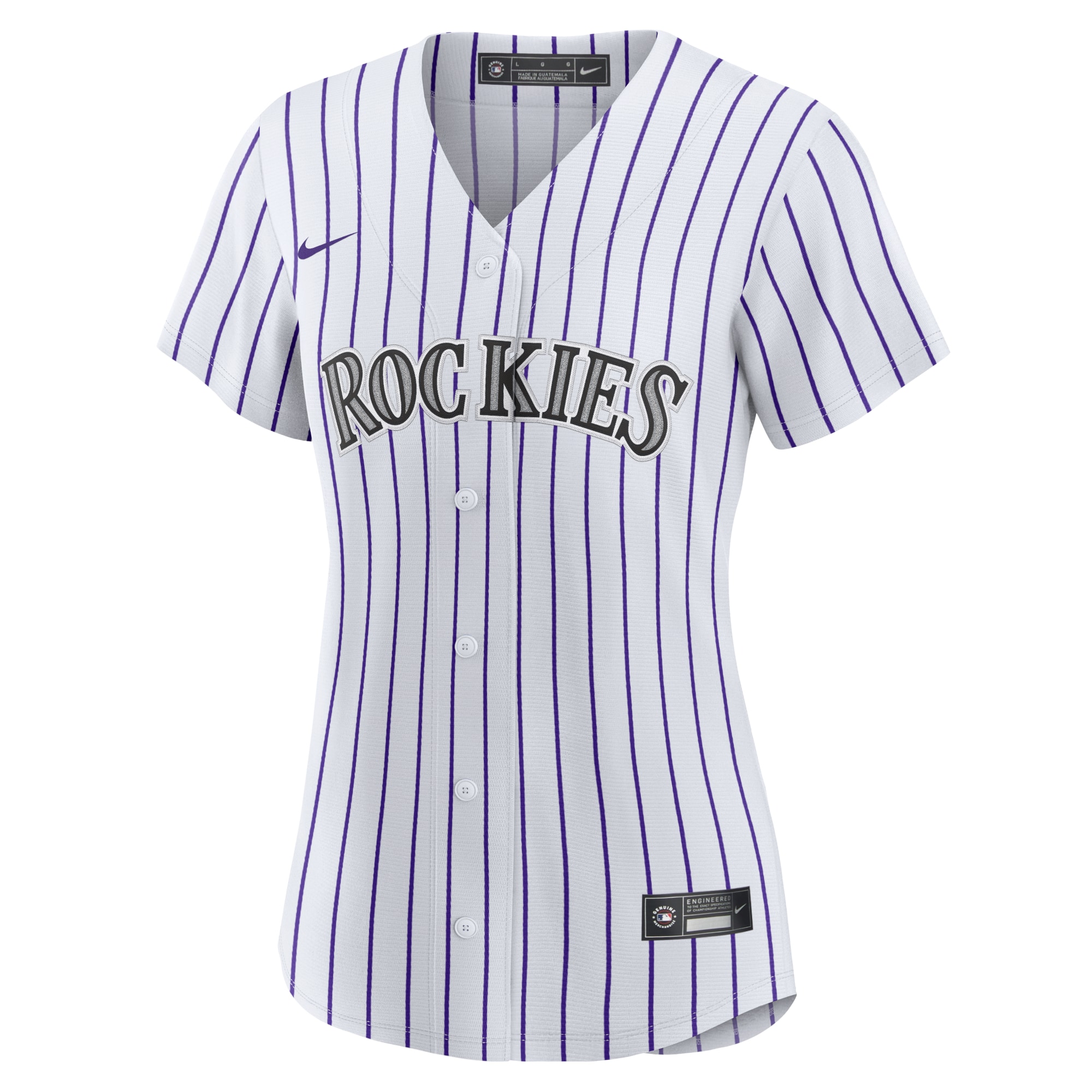 Kris Bryant Colorado Rockies Women's Replica Player Jersey - White\/Purple