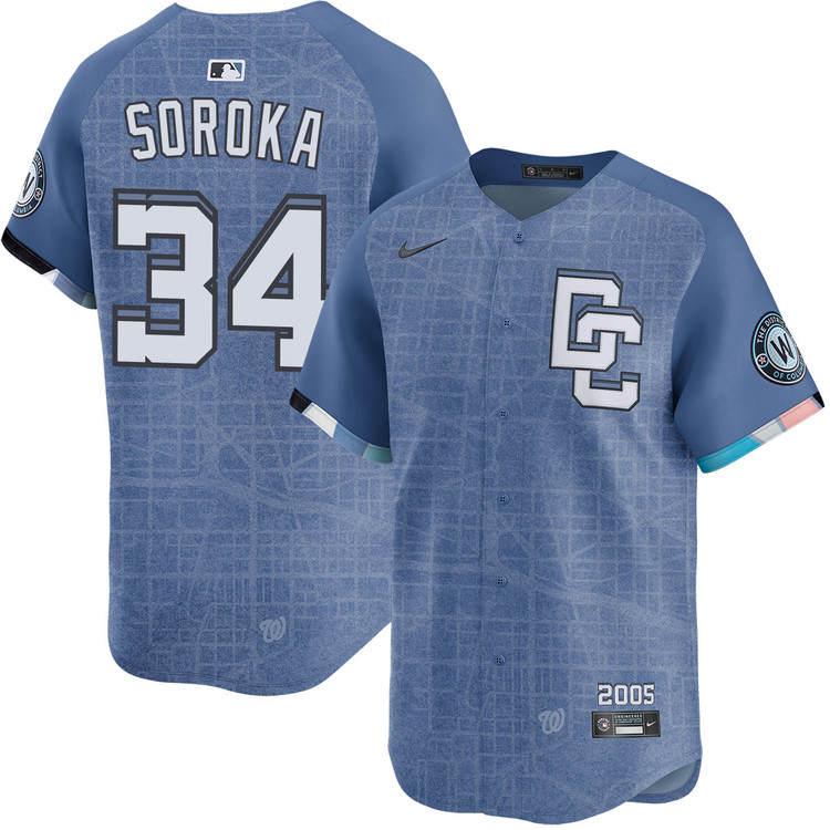 Michael Soroka Washington Nationals City Connect 2.0 Limited Jersey