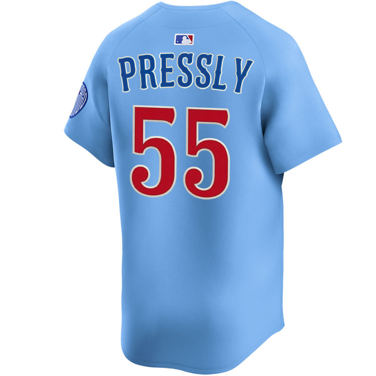 Ryan Pressly Chicago Cubs Youth Blues Alternate Limited Jersey
