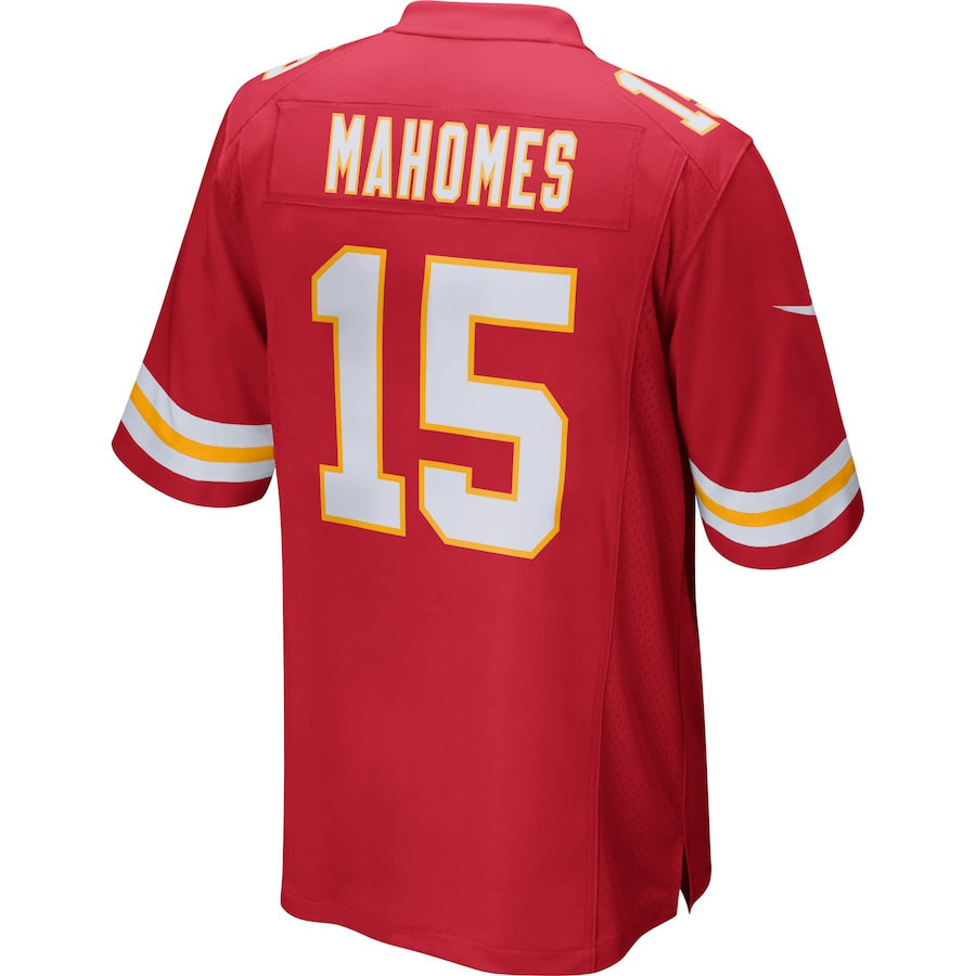复制Patrick Mahomes #15 Kansas City Chiefs Super Bowl LIX Jersey - Men's - Red