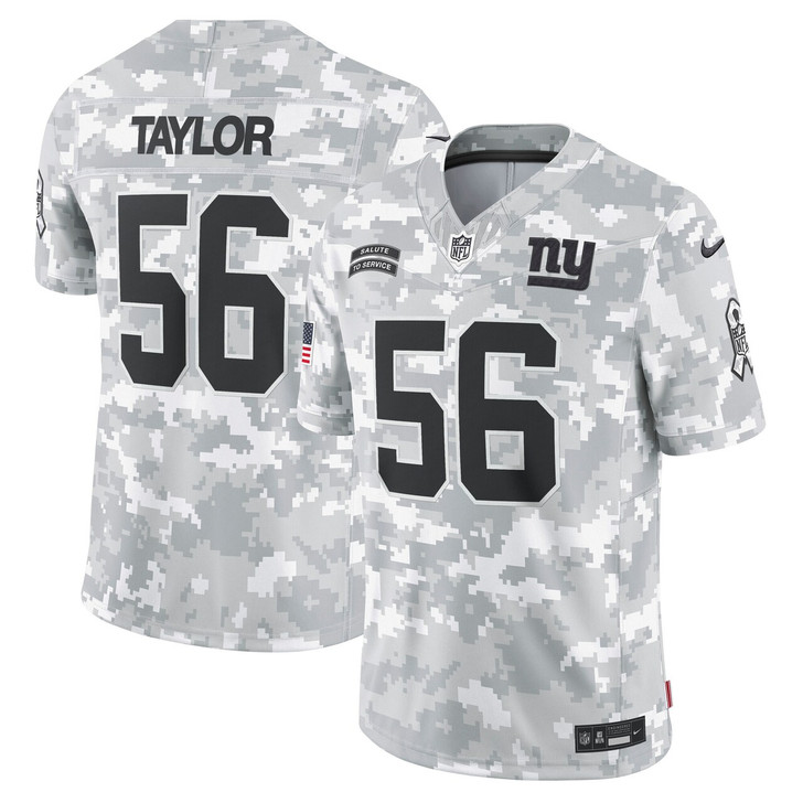 Lawrence Taylor New York Giants 2024 Salute to Service Retired Player Limited Jersey - Arctic Camo