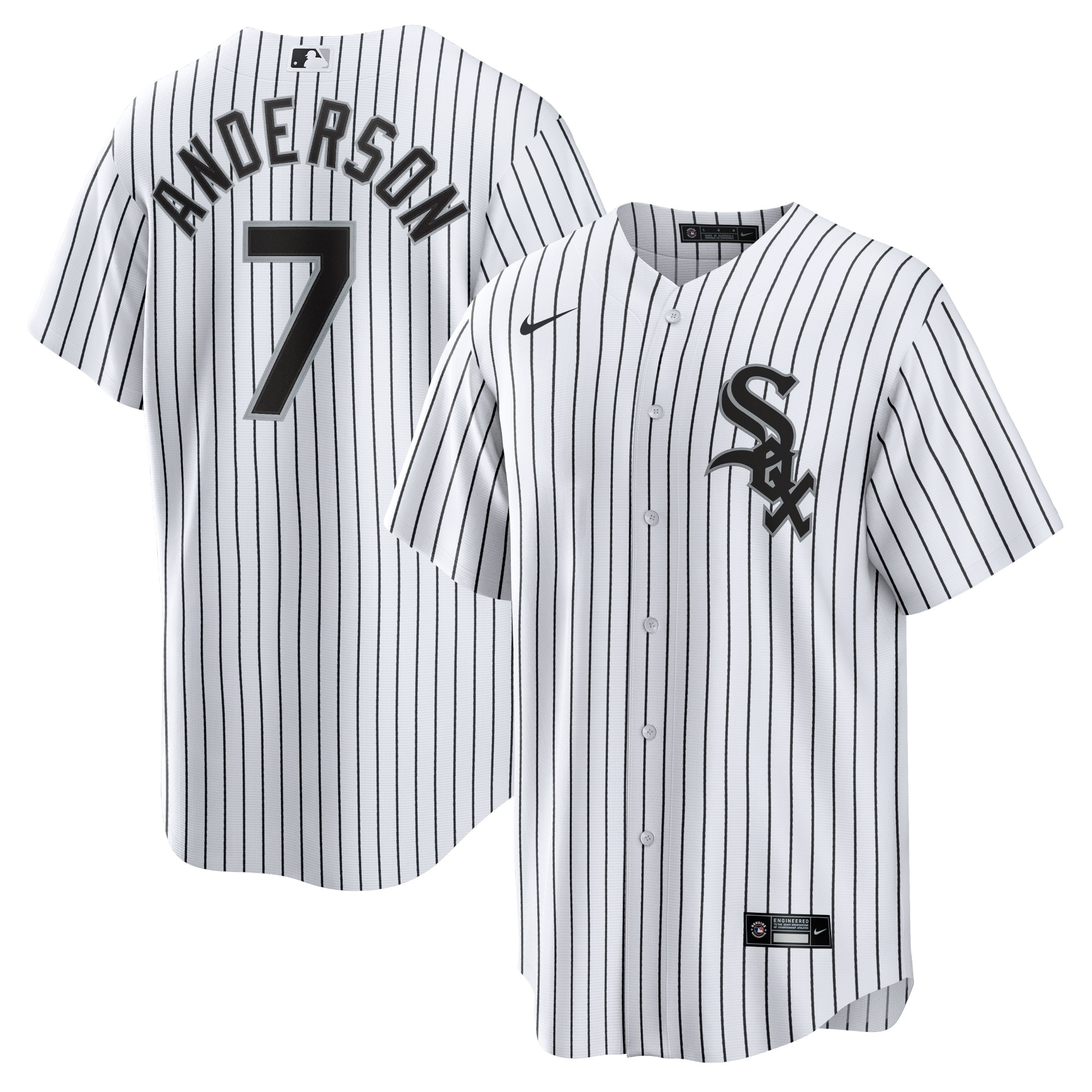 Tim Anderson Chicago White Sox  Home Replica Player Jersey - White