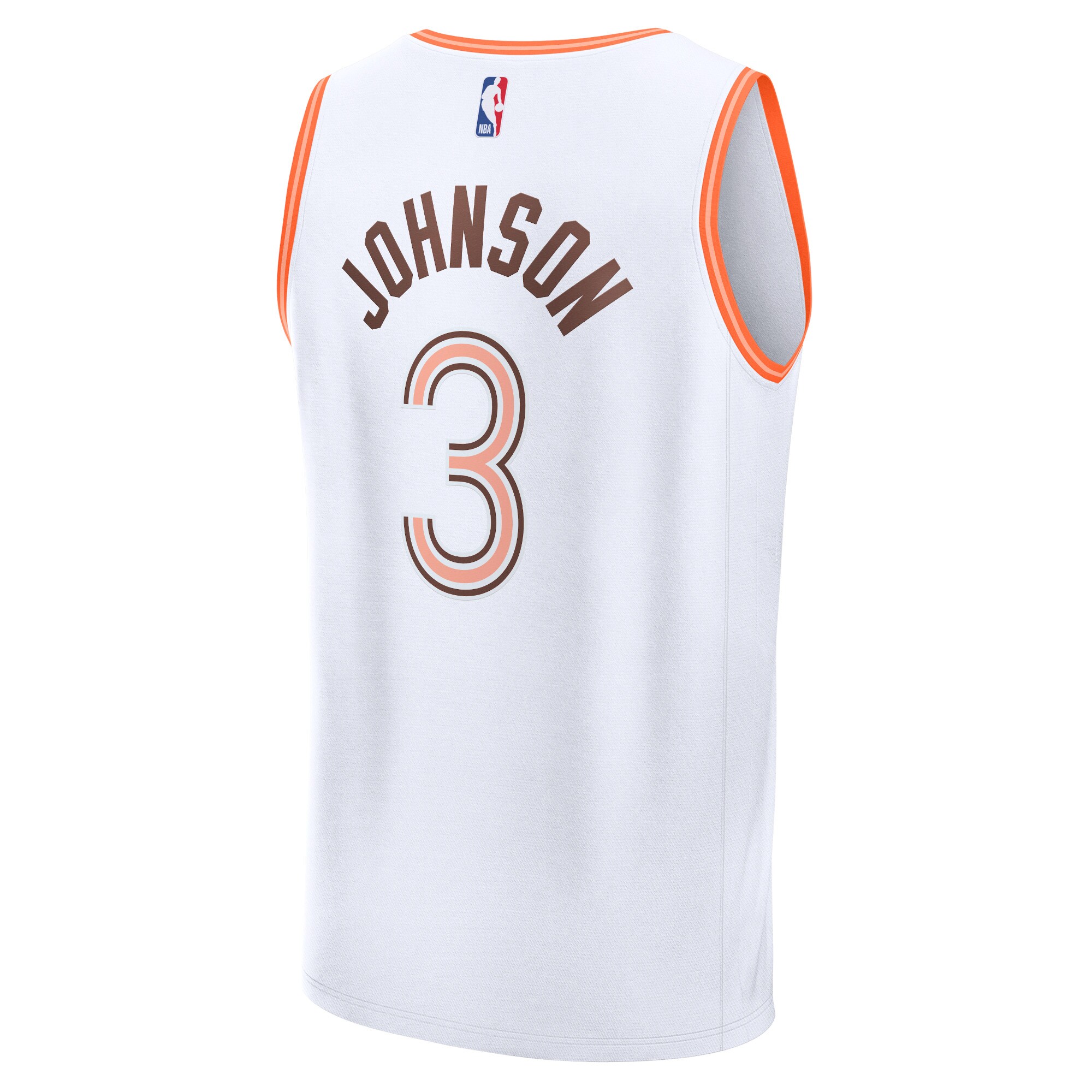 Keldon Johnson San Antonio Spurs Fanatics Fast Break Jersey - White - City Edition