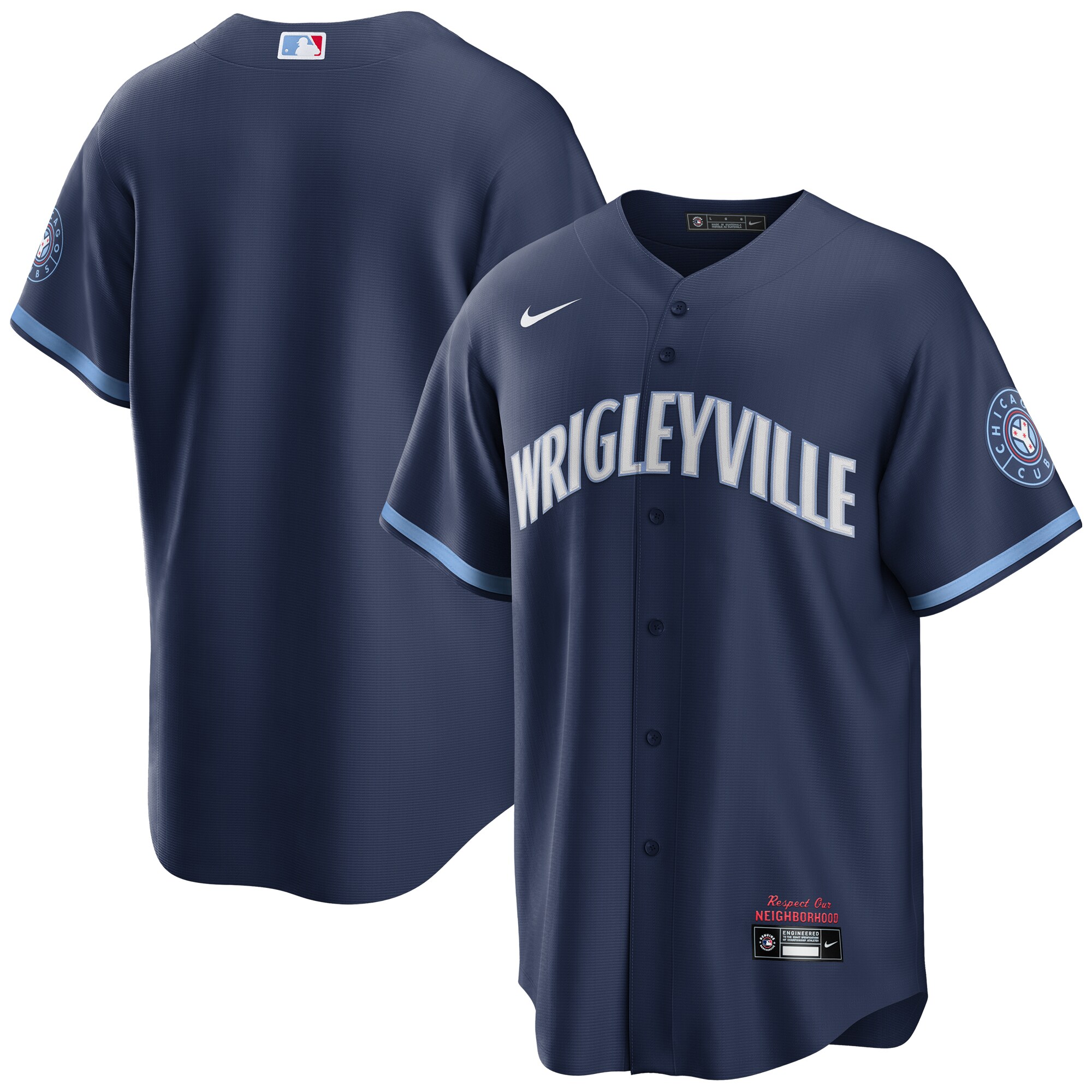 Chicago Cubs  City Connect Replica Jersey - Navy