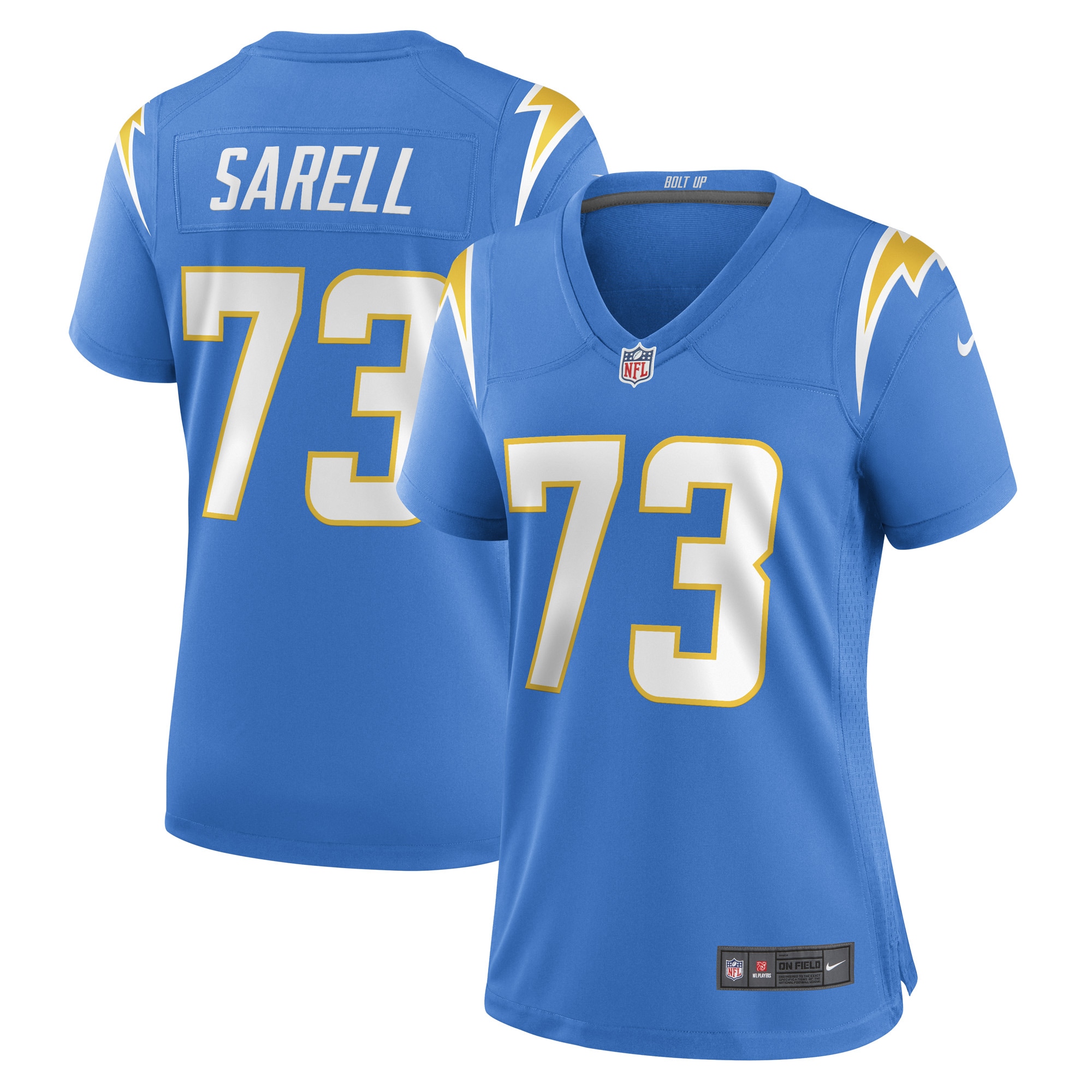 Foster Sarell Los Angeles Chargers Women's Game Player Jersey - Powder Blue