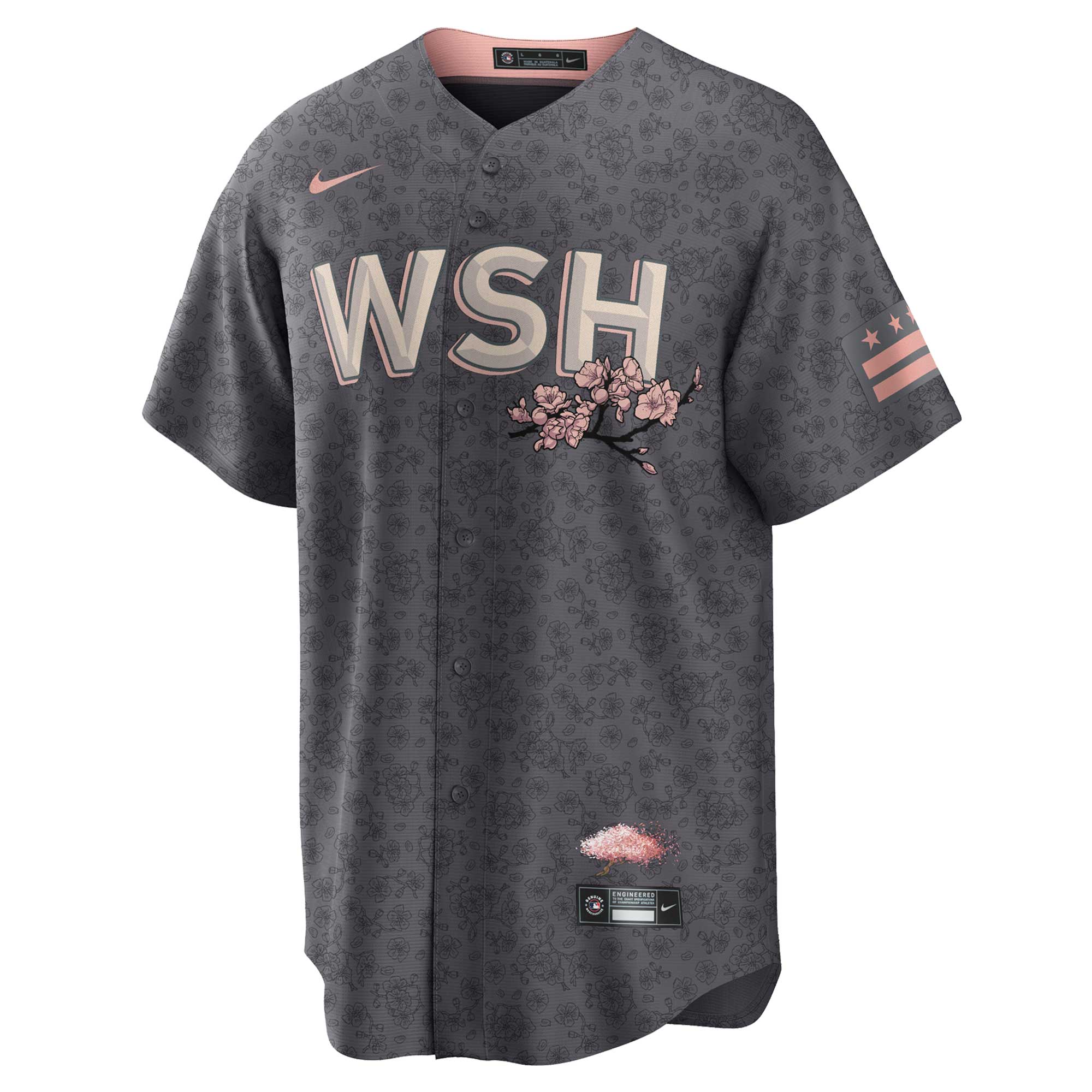 Stephen Strasburg Washington Nationals City Connect Replica Player Jersey - Gray
