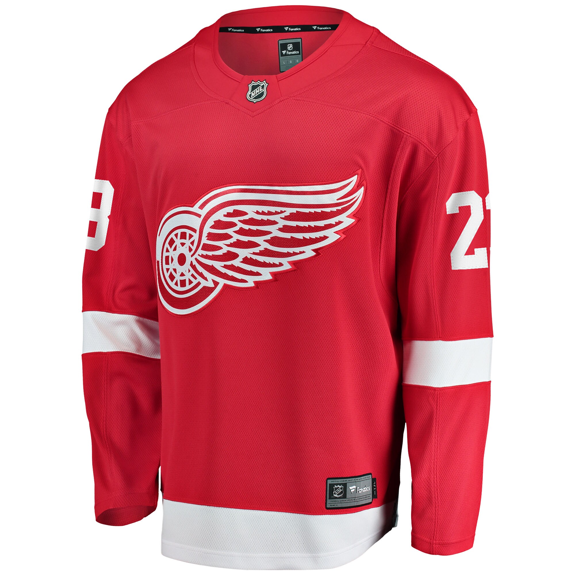 Lucas Raymond Detroit Red Wings Fanatics Home Breakaway Player Jersey - Red