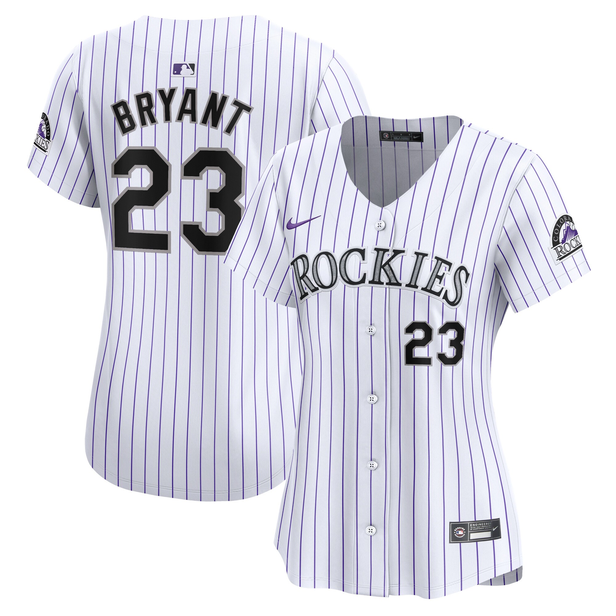 Kris Bryant Colorado Rockies Women's Home Limited Player Jersey - White