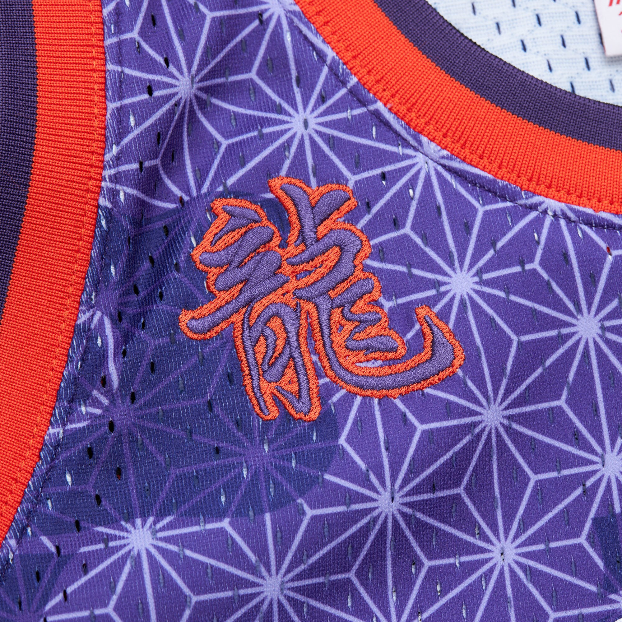 Steve Nash Phoenix Suns Mitchell & Ness 1996\/97 Hardwood Classics Asian Heritage 6.0 Swingman Throwback Player Jersey - Purple
