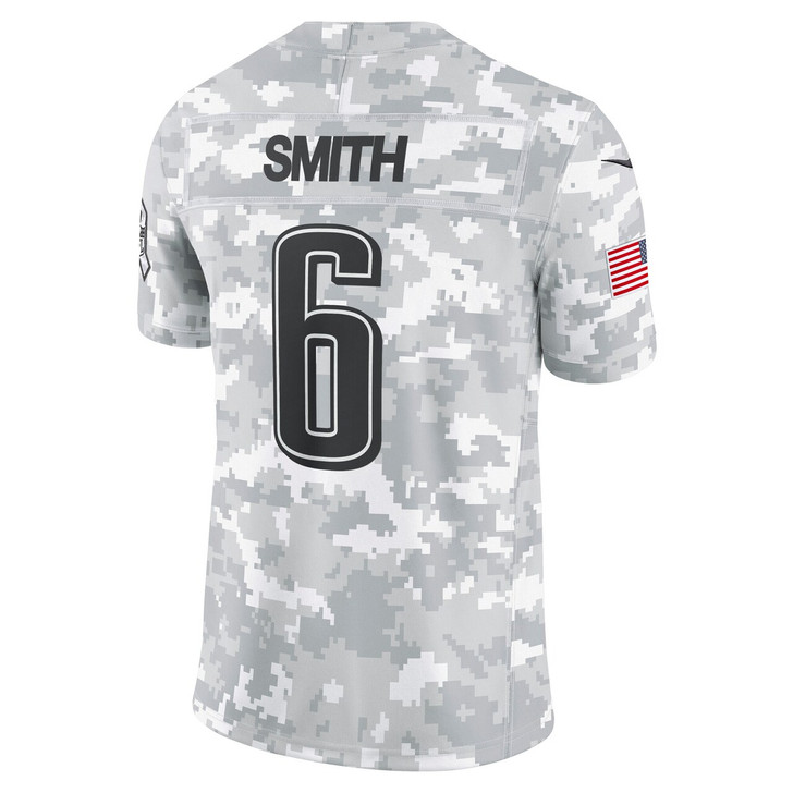 DeVonta Smith Philadelphia Eagles 2024 Salute to Service Limited Jersey - Arctic Camo