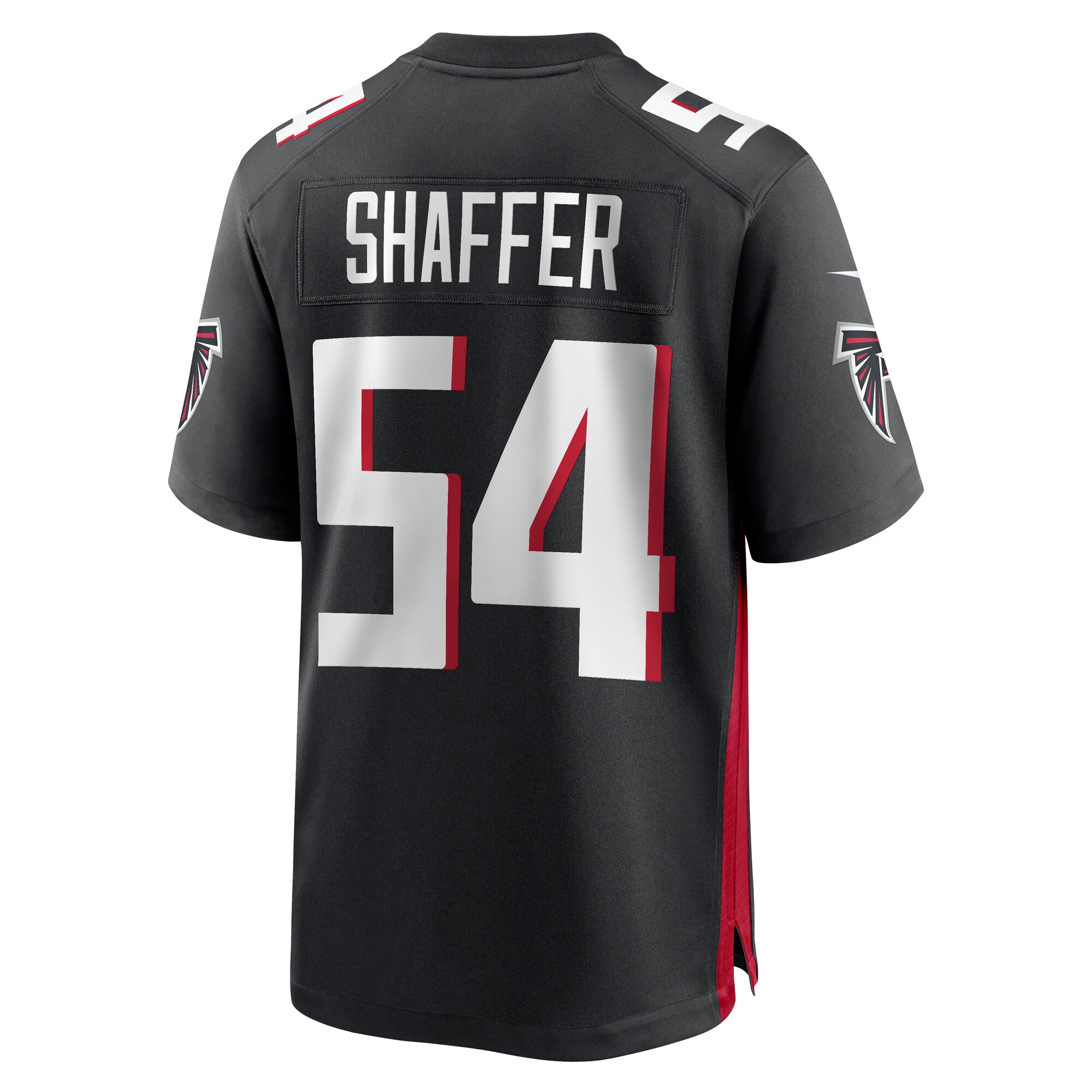 Justin Shaffer Atlanta Falcons   Game Jersey -  Black