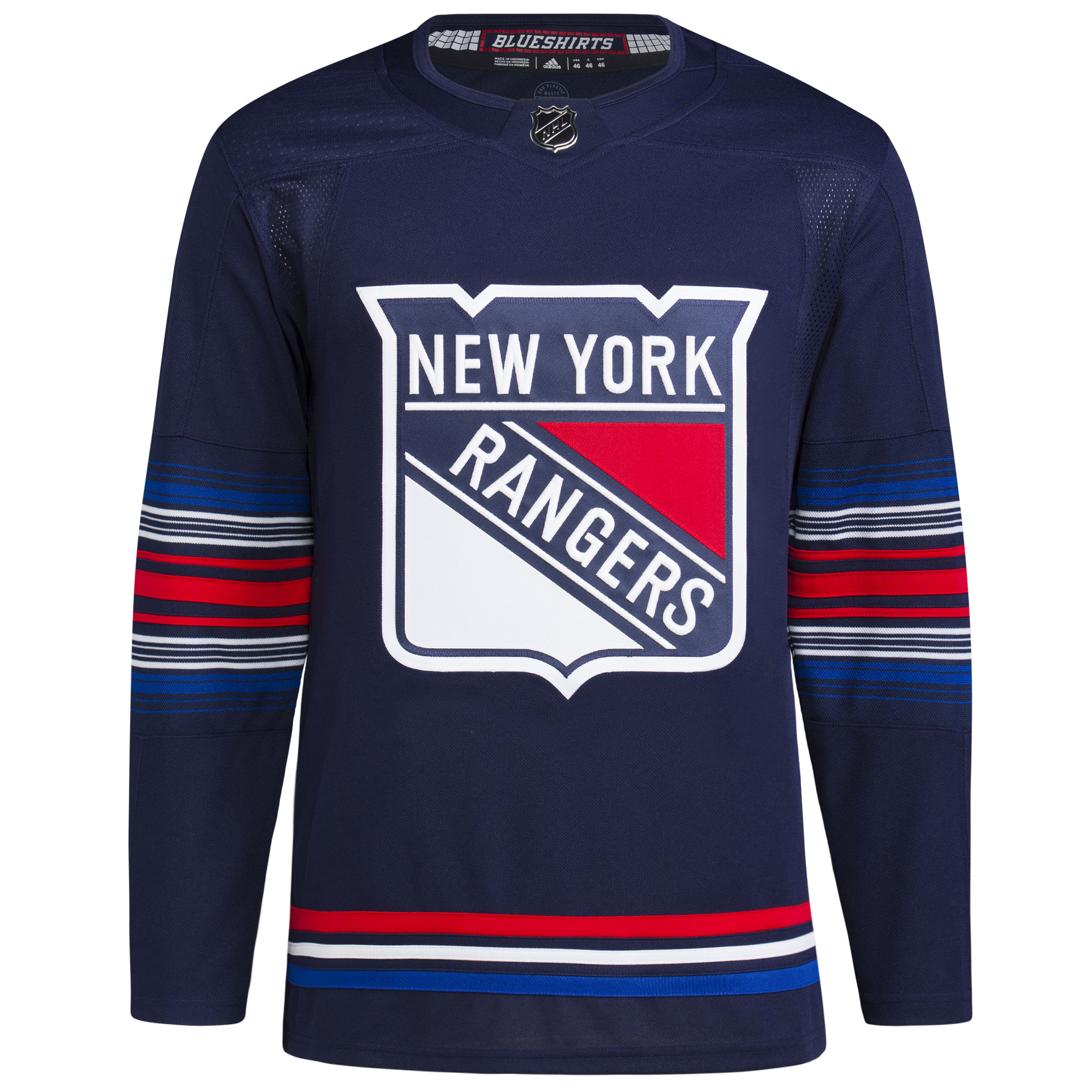 New York Rangers adidas Alternate Primegreen Authentic Custom Jersey - Navy