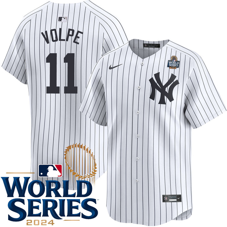 Anthony Volpe New York Yankees Home Limited World Series Jersey