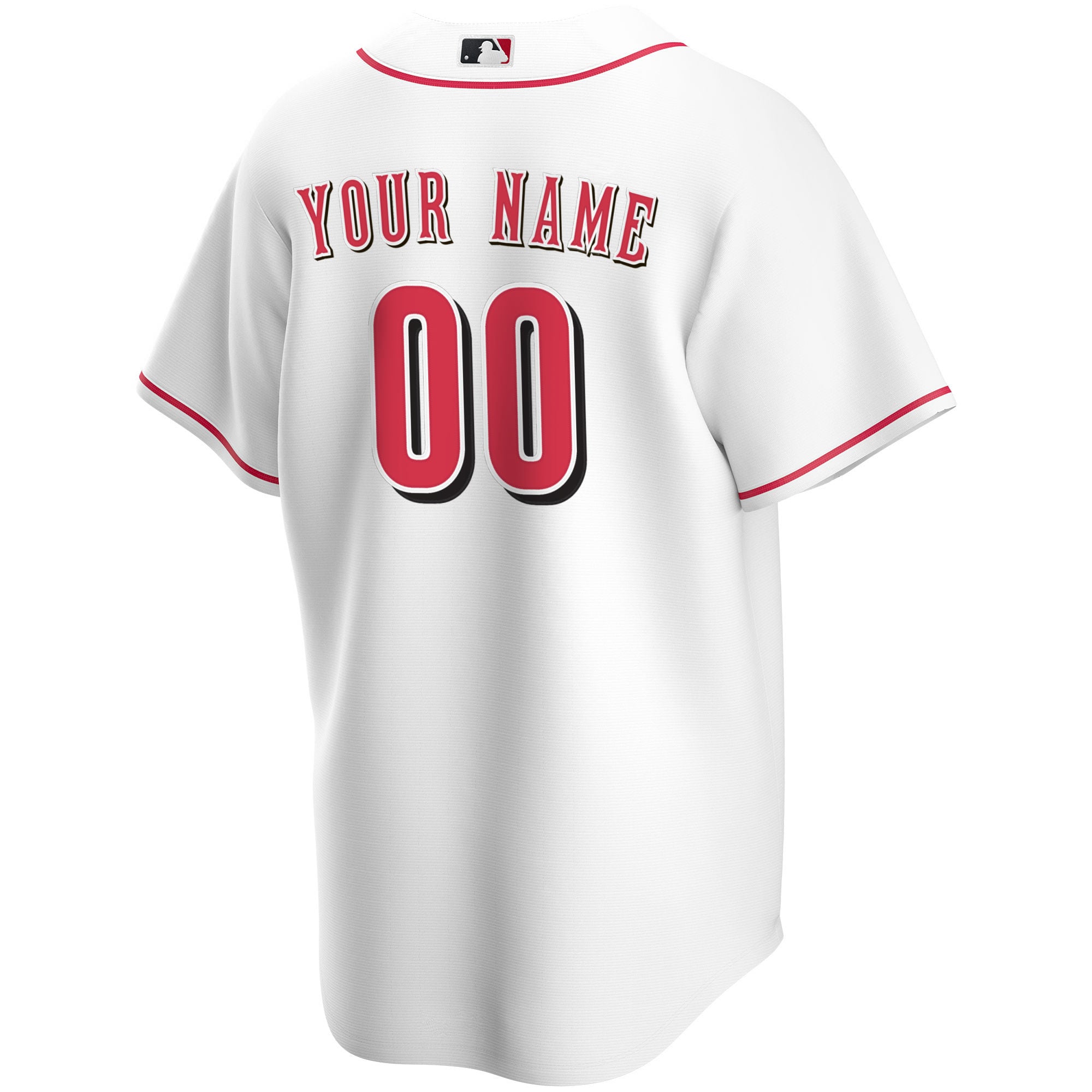 Cincinnati Reds  Home Replica Custom Jersey - White