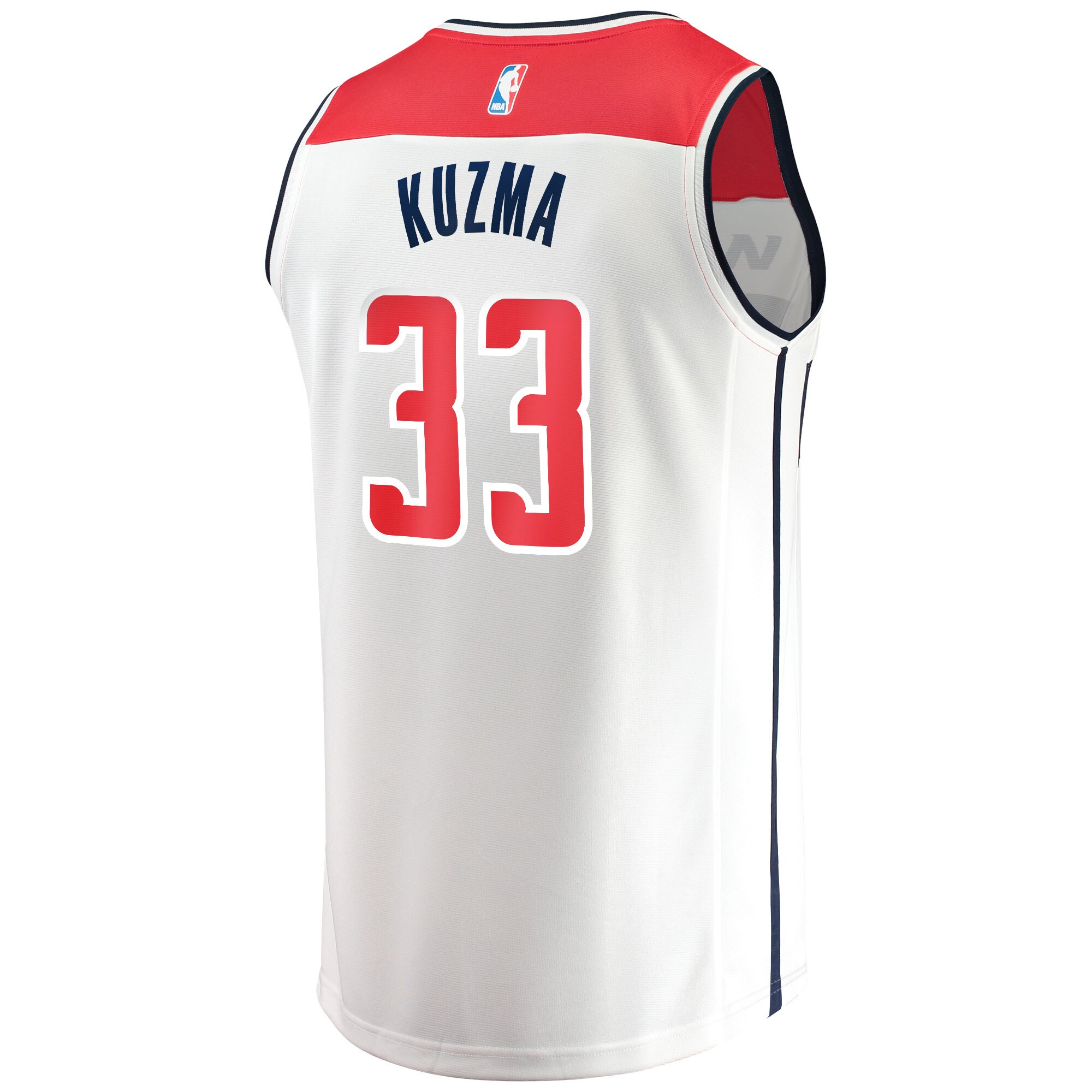 Kyle Kuzma Washington Wizards Fanatics Fast Break Replica Jersey - Association Edition - White