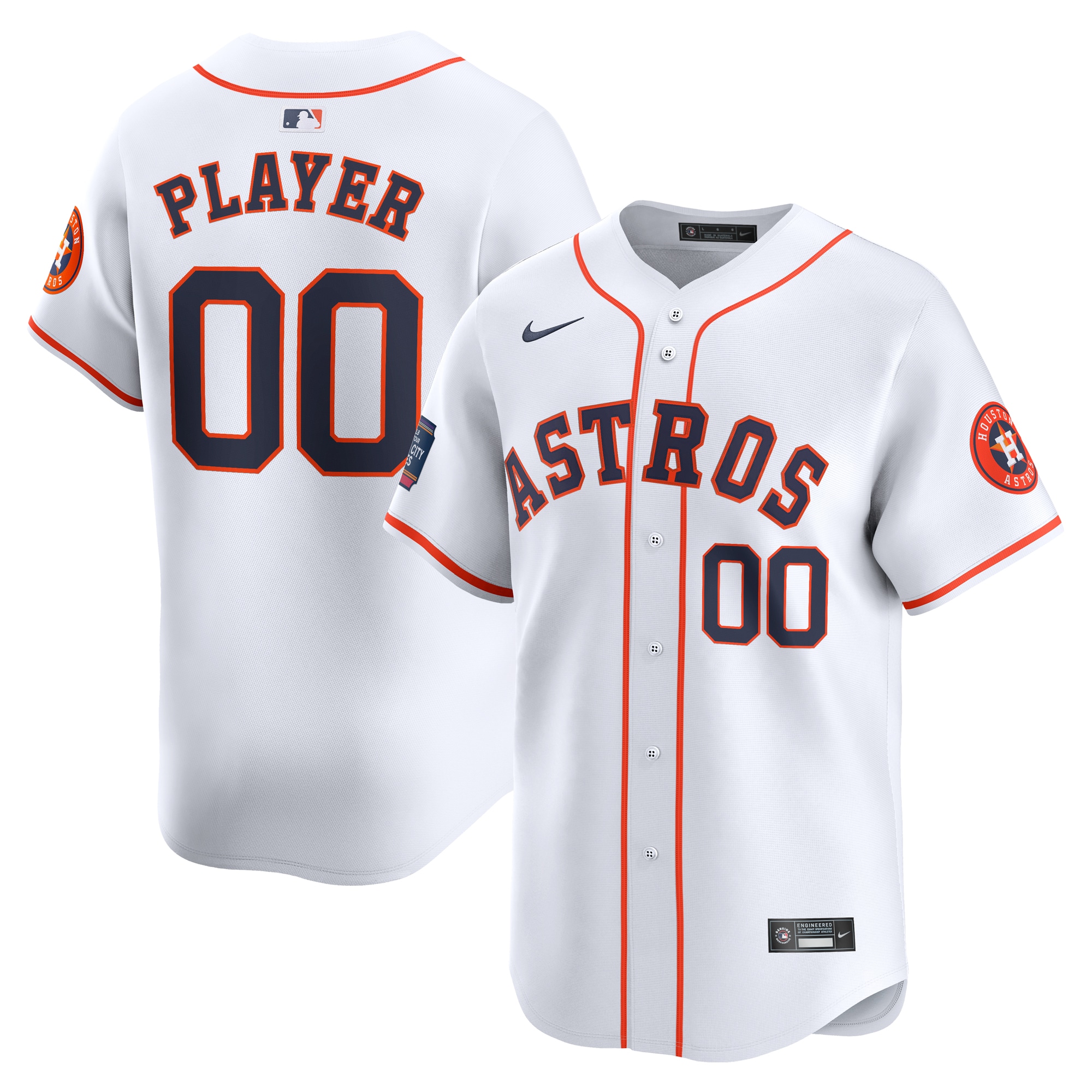Houston Astros 2024 MLB World Tour Mexico City Series Home Limited Pick-A-Player Jersey White