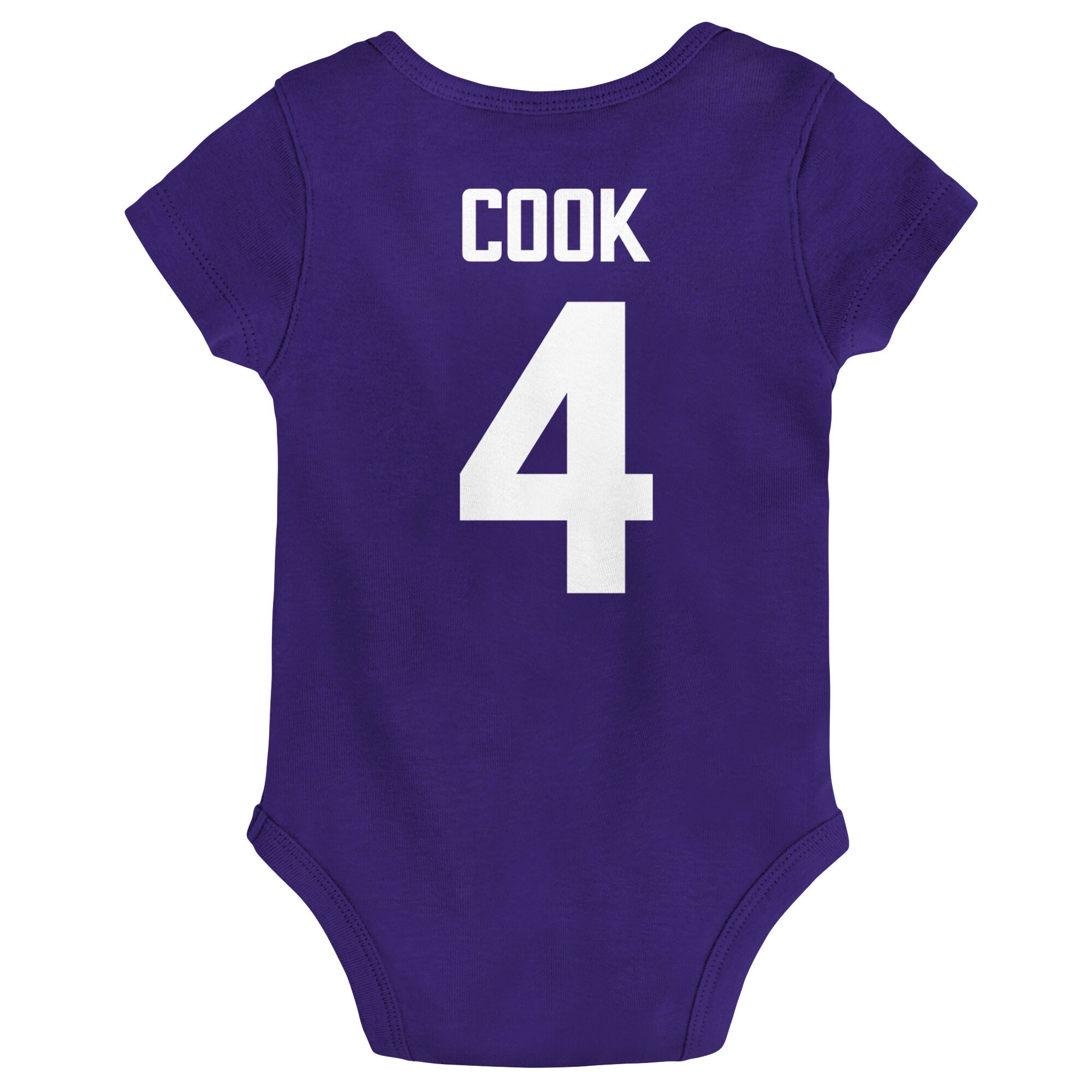 Dalvin Cook Minnesota Vikings Newborn & Infant Team Player Bodysuit - Purple