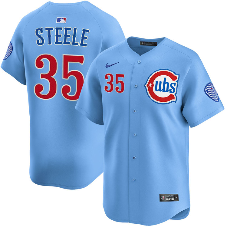 Justin Steele Chicago Cubs Youth Blues Alternate Limited Jersey