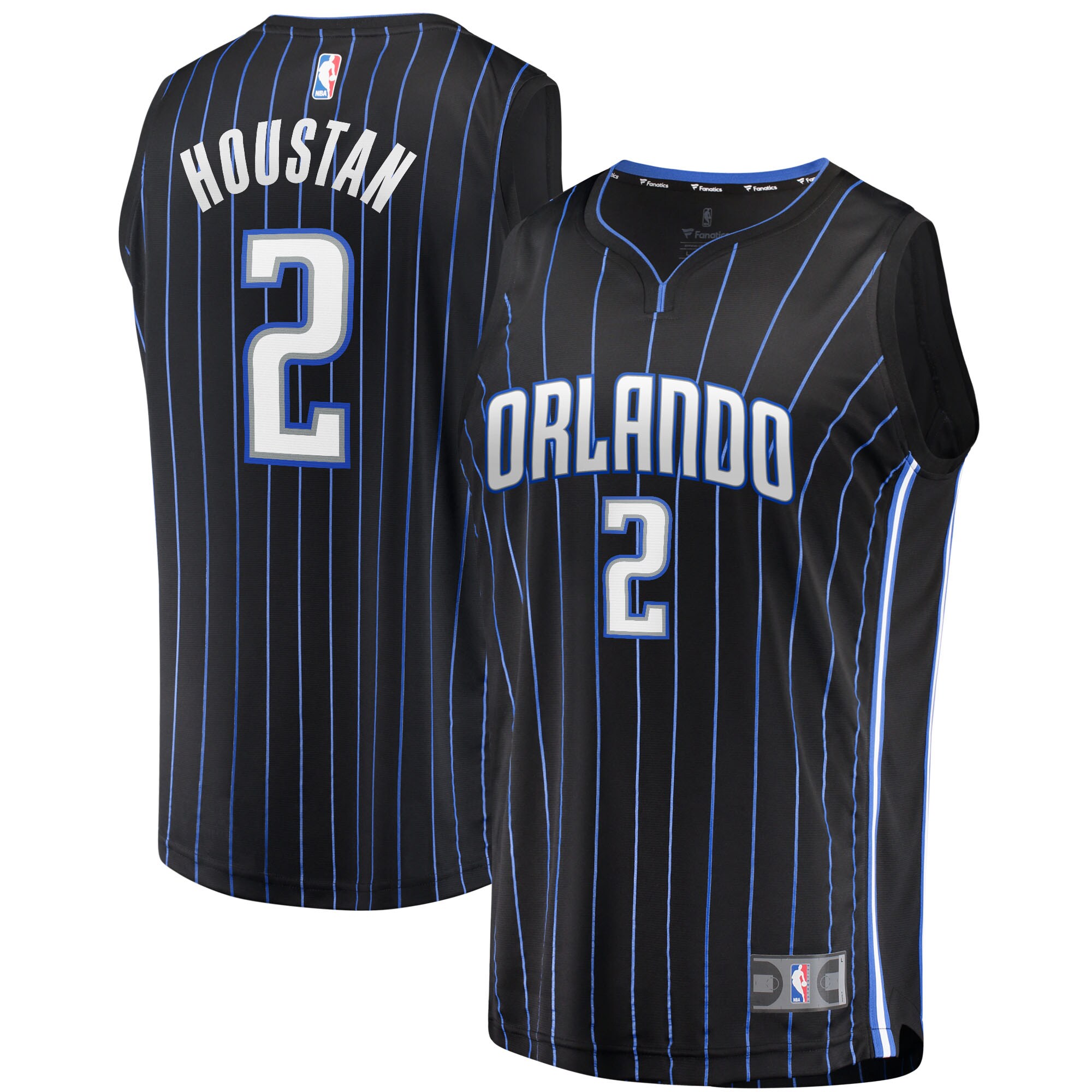 Caleb Houstan Orlando Magic Fanatics Fast Break Replica Jersey - Icon Edition - Black