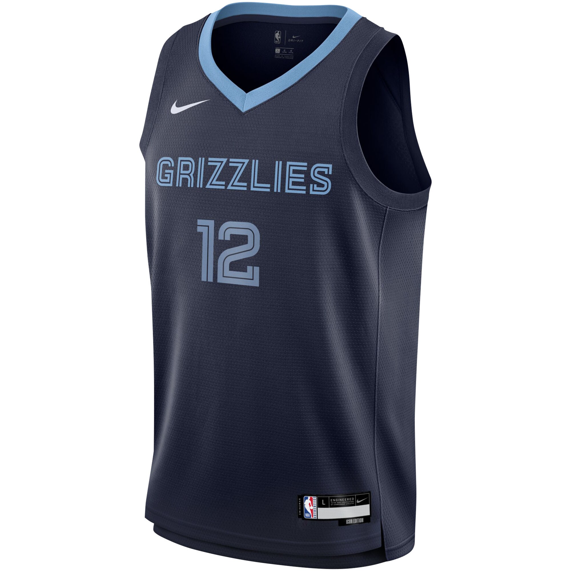 Ja Morant Memphis Grizzlies Youth Swingman Jersey - Icon Edition - Navy