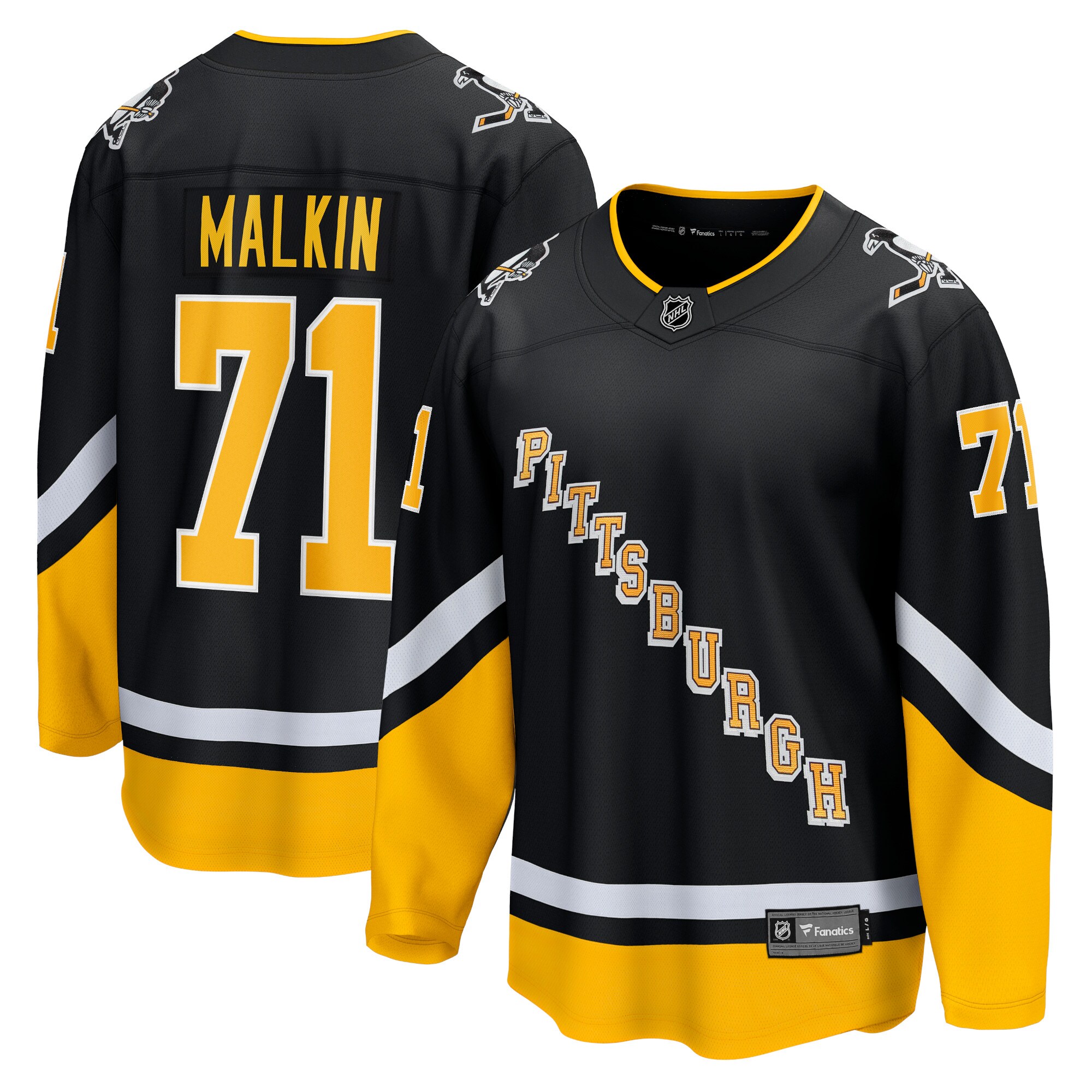 Evgeni Malkin Pittsburgh Penguins Fanatics Alternate Premier Breakaway Player Jersey - Black