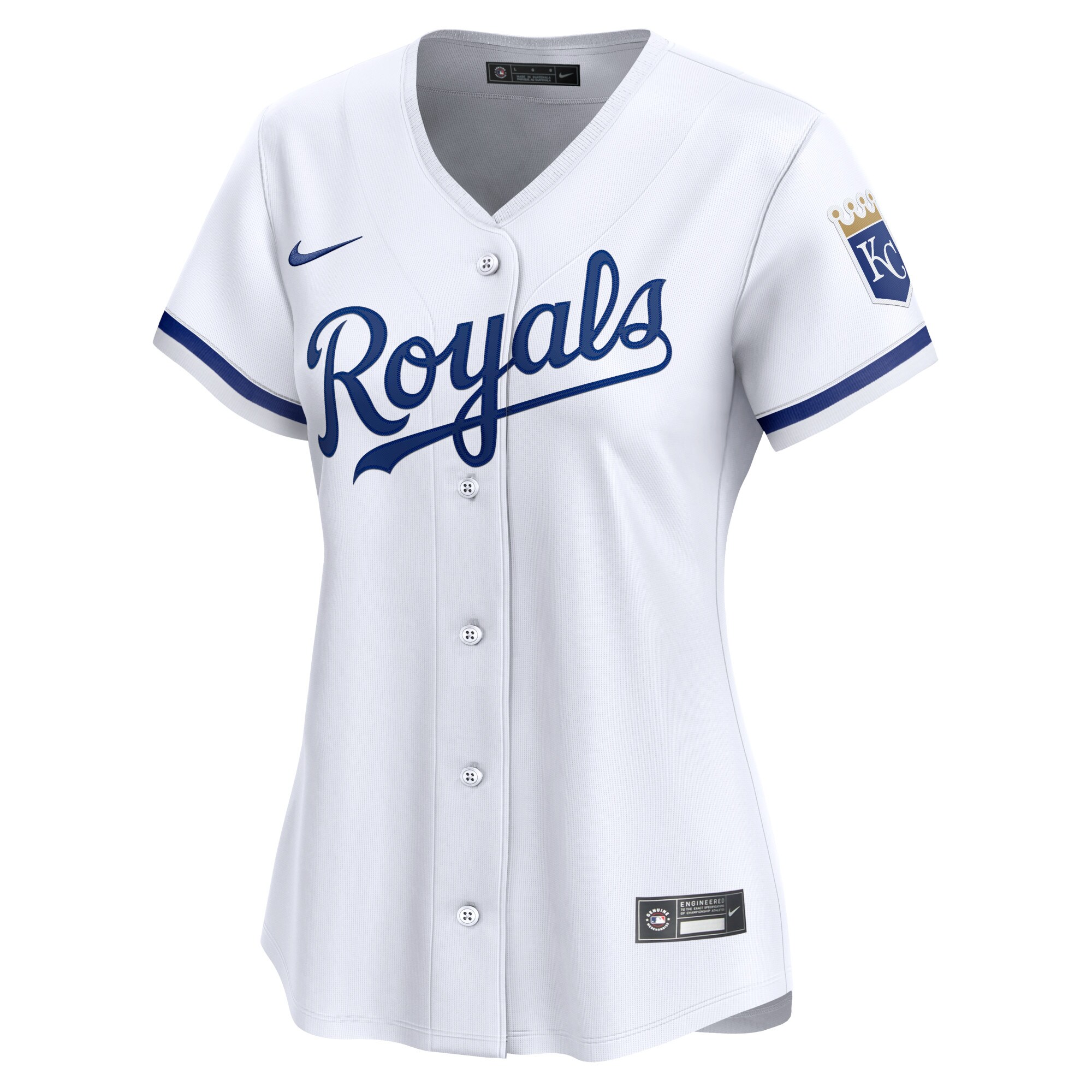 Kansas City Royals Women's 2024 Jackie Robinson Day Home Limited Jersey White