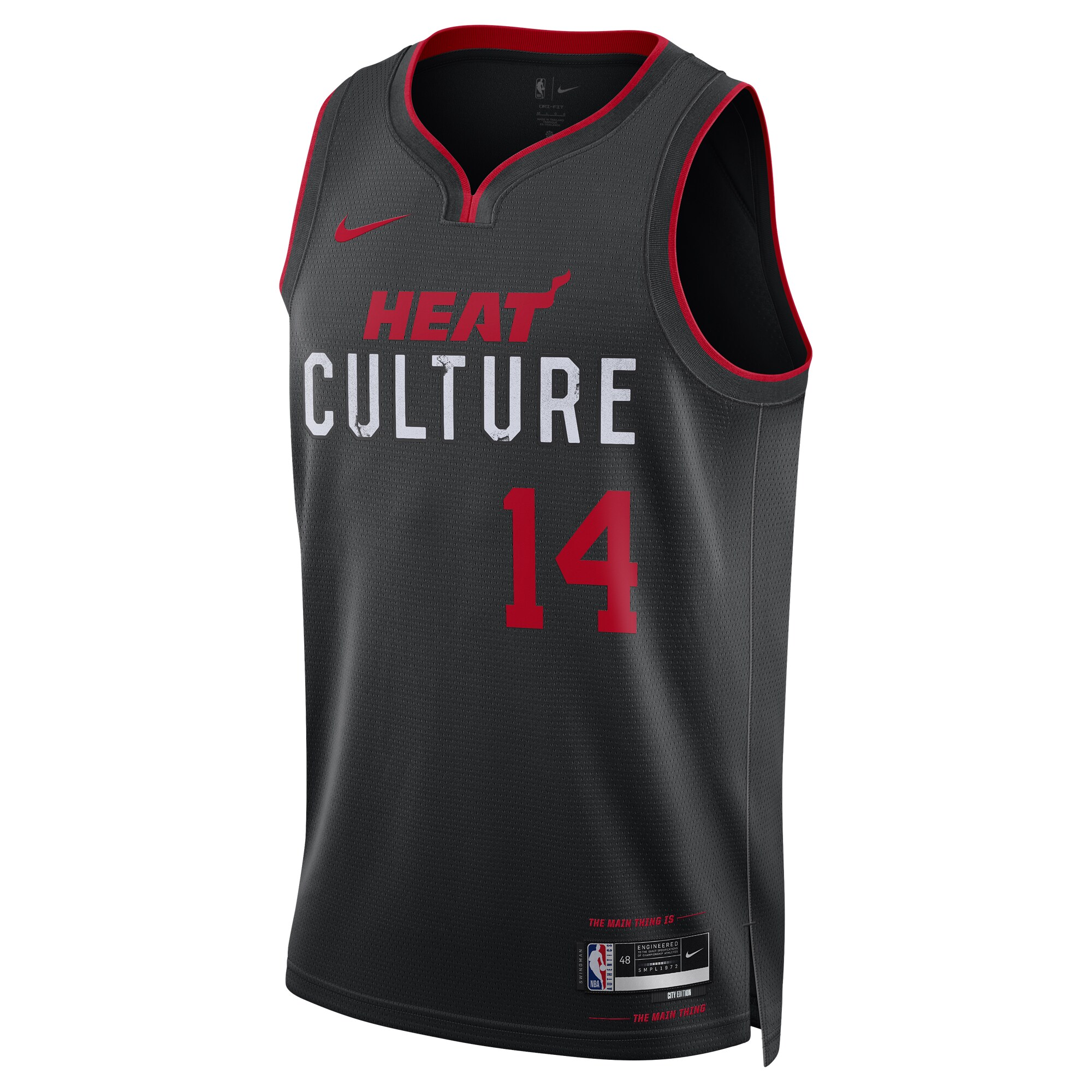 Tyler Herro Miami Heat Unisex 2023\/24 Swingman Jersey - Black - City Edition