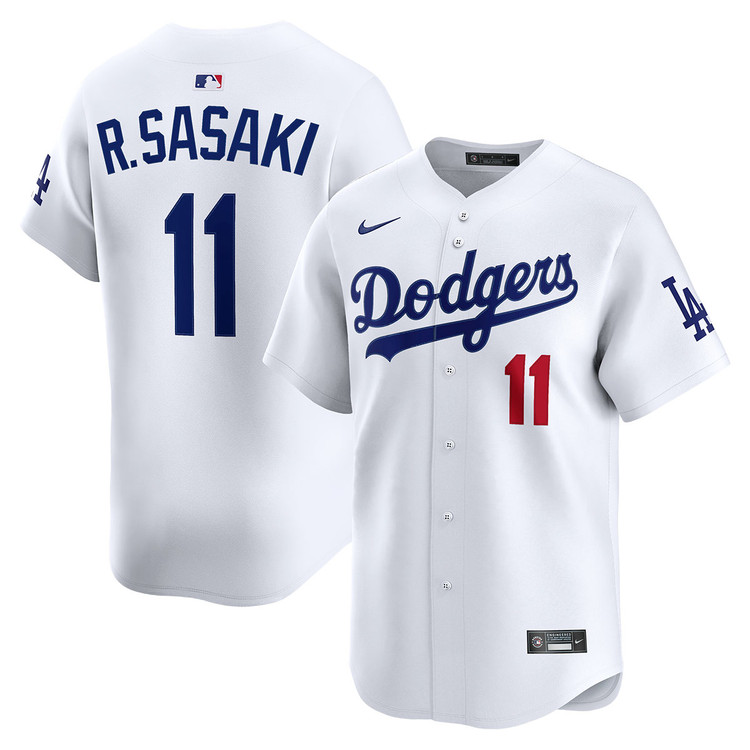 Roki Sasaki Los Angeles Dodgers Home Limited Jersey