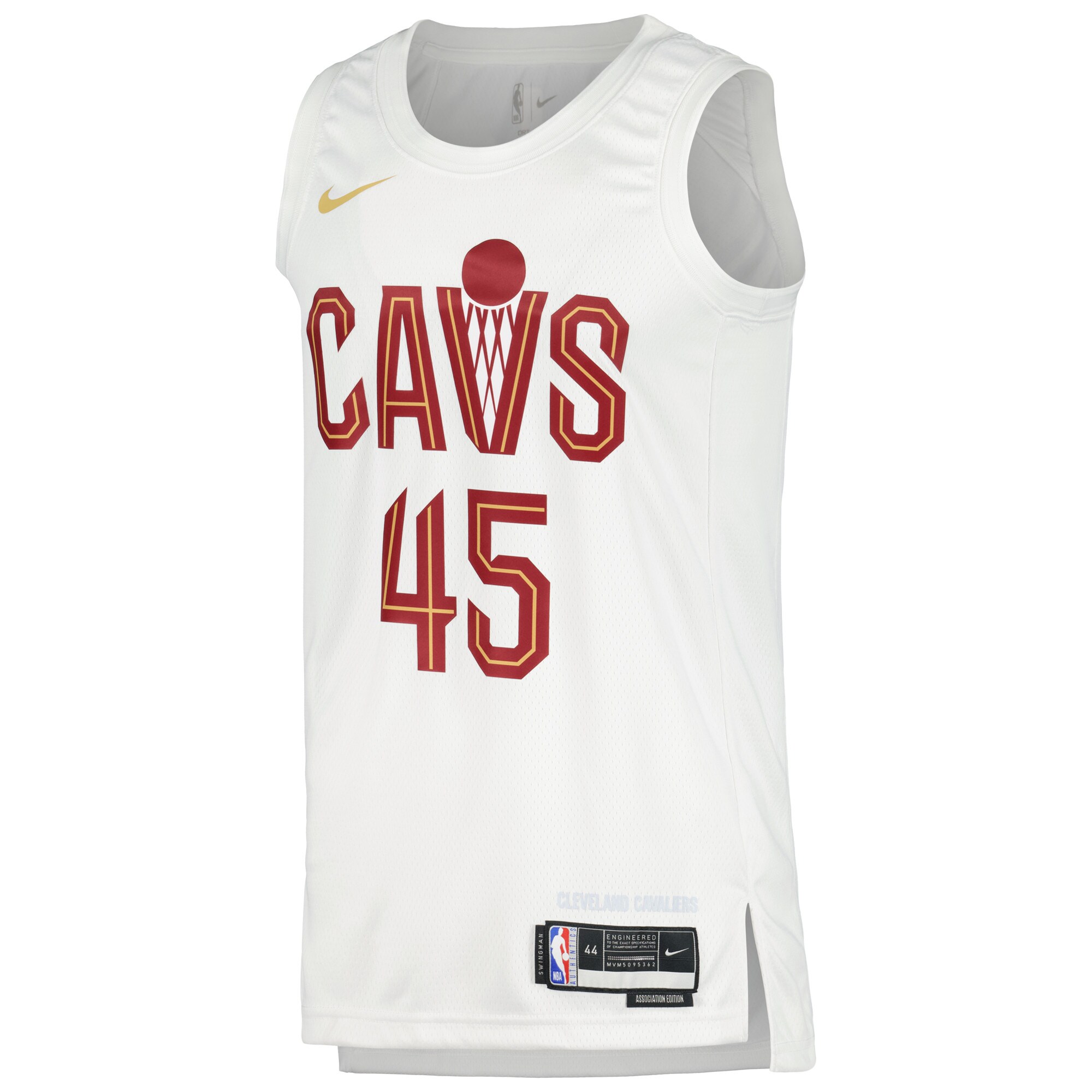 Donovan Mitchell Cleveland Cavaliers Unisex Swingman Jersey - Association Edition - White