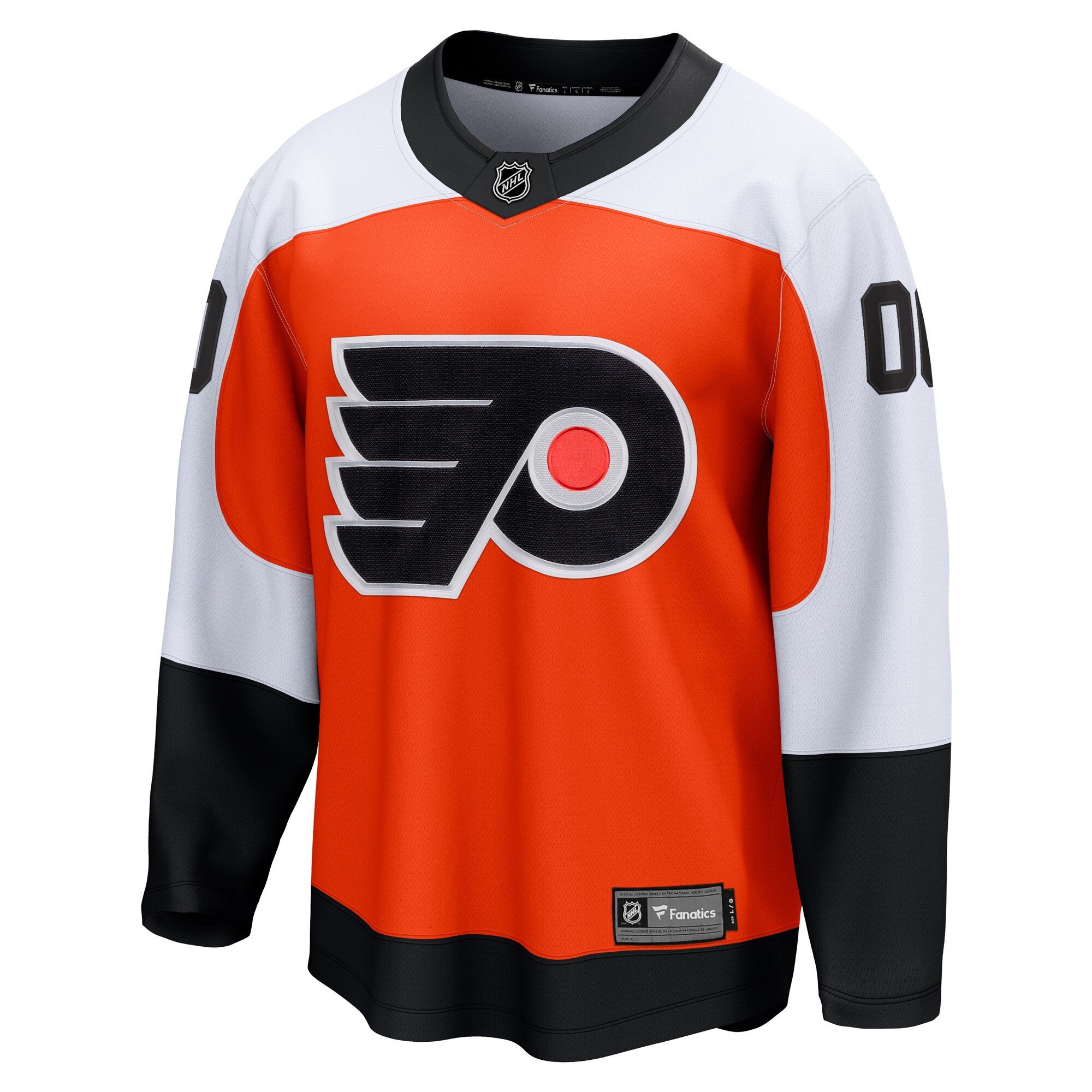 Philadelphia Flyers Fanatics Home Premier Breakaway Custom Jersey - Orange