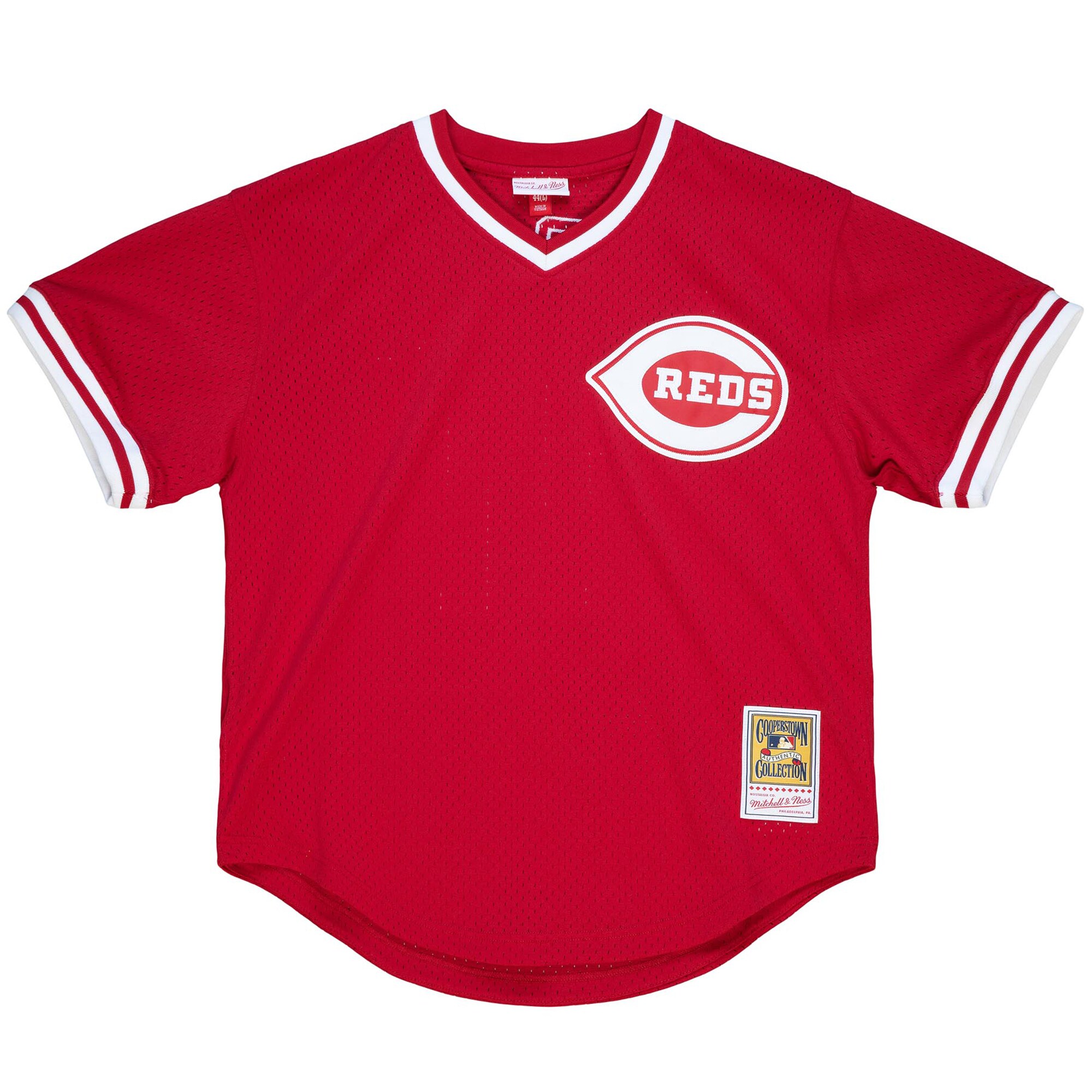Barry Larkin Cincinnati Reds Mitchell & Ness Youth Cooperstown CollectionMesh Batting Practice Jersey - Red