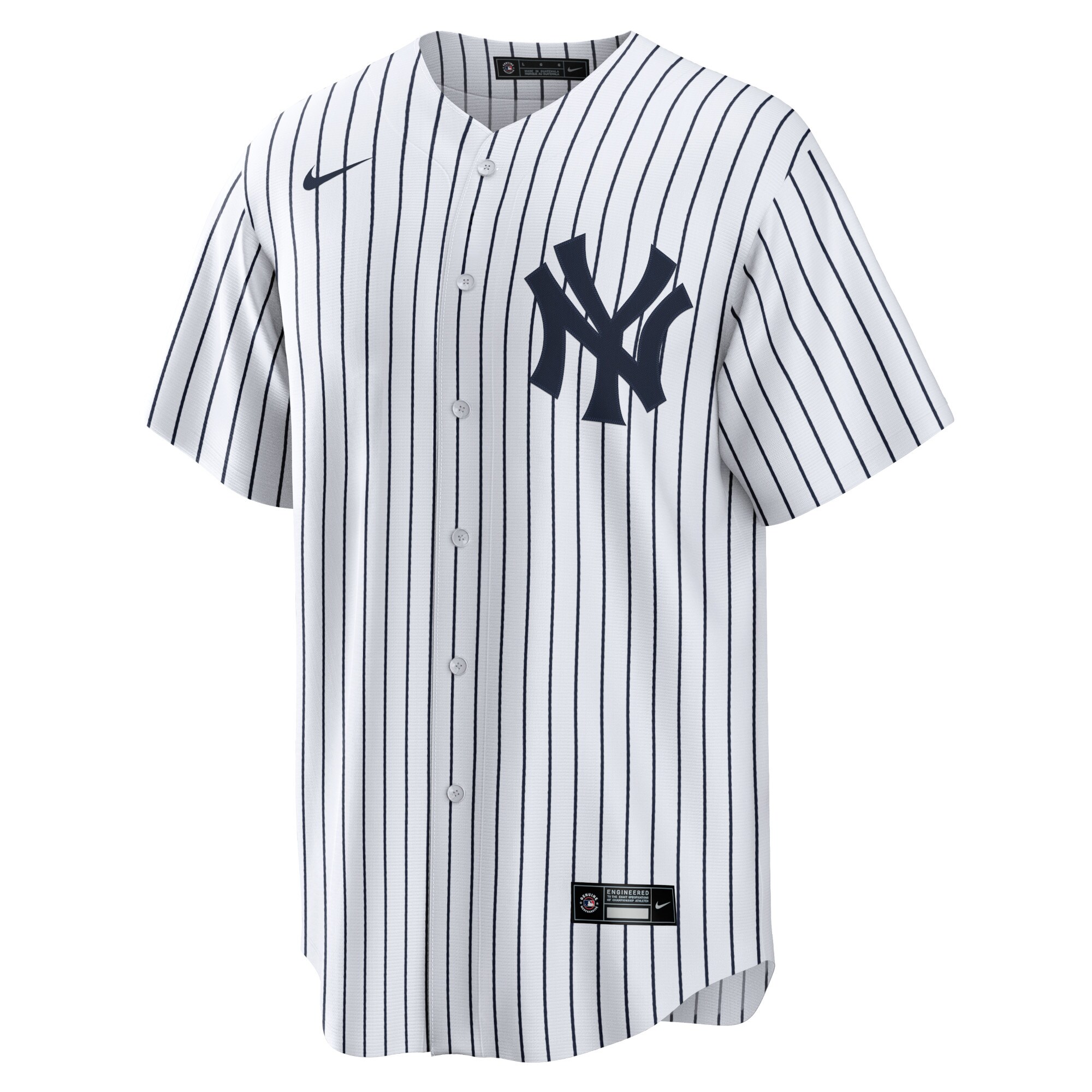 New York Yankees  Home Blank Replica Jersey - White