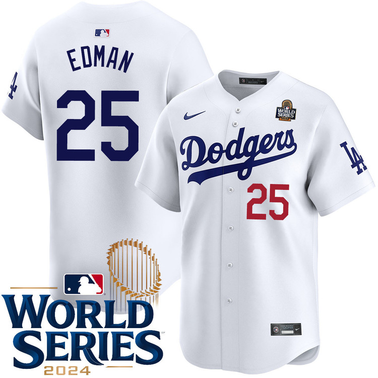 Tommy Edman Los Angeles Dodgers Home Limited World Series Jersey