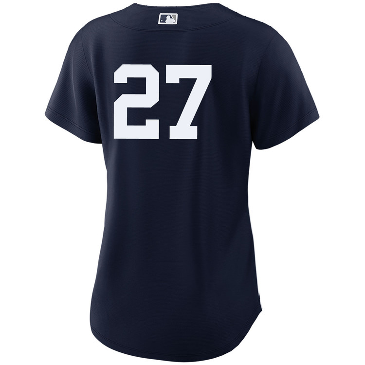Giancarlo Stanton New York Yankees Women's Alternate Navy Player World Series Jersey