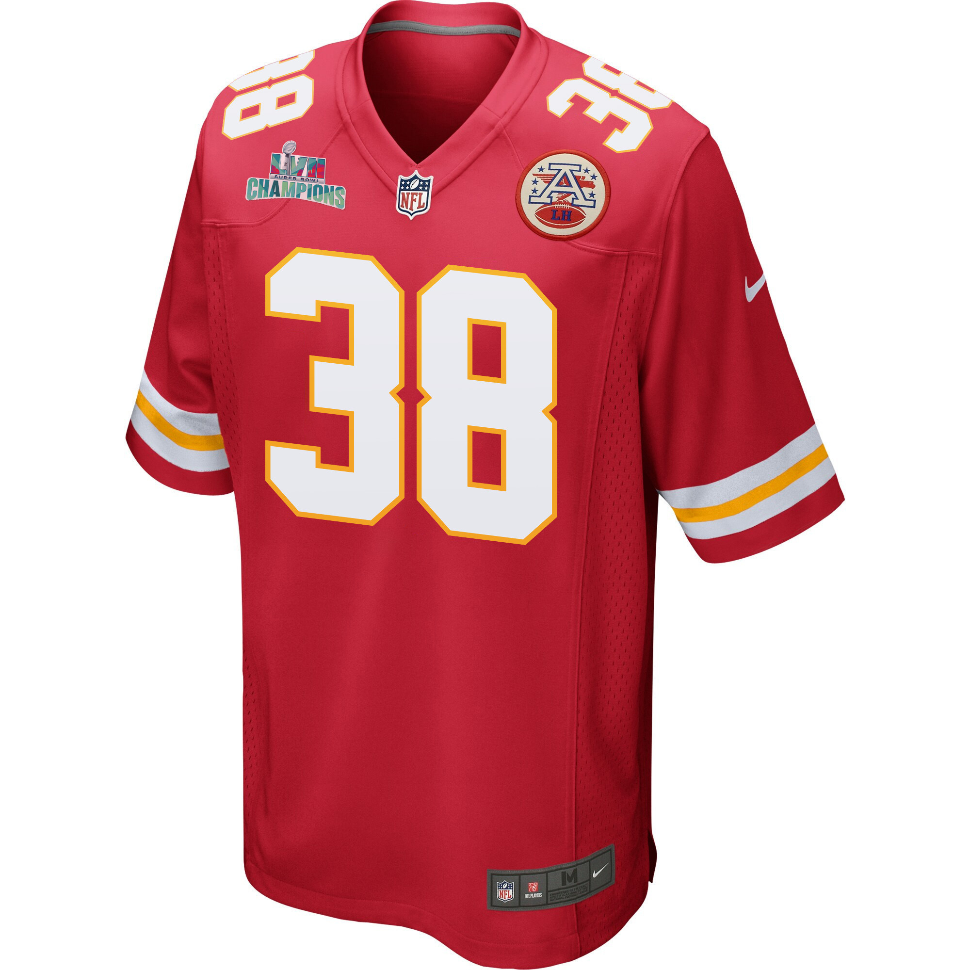 L'Jarius Sneed 38 Kansas City Chiefs Super Bowl LVII Champions Men Game Jersey - Red